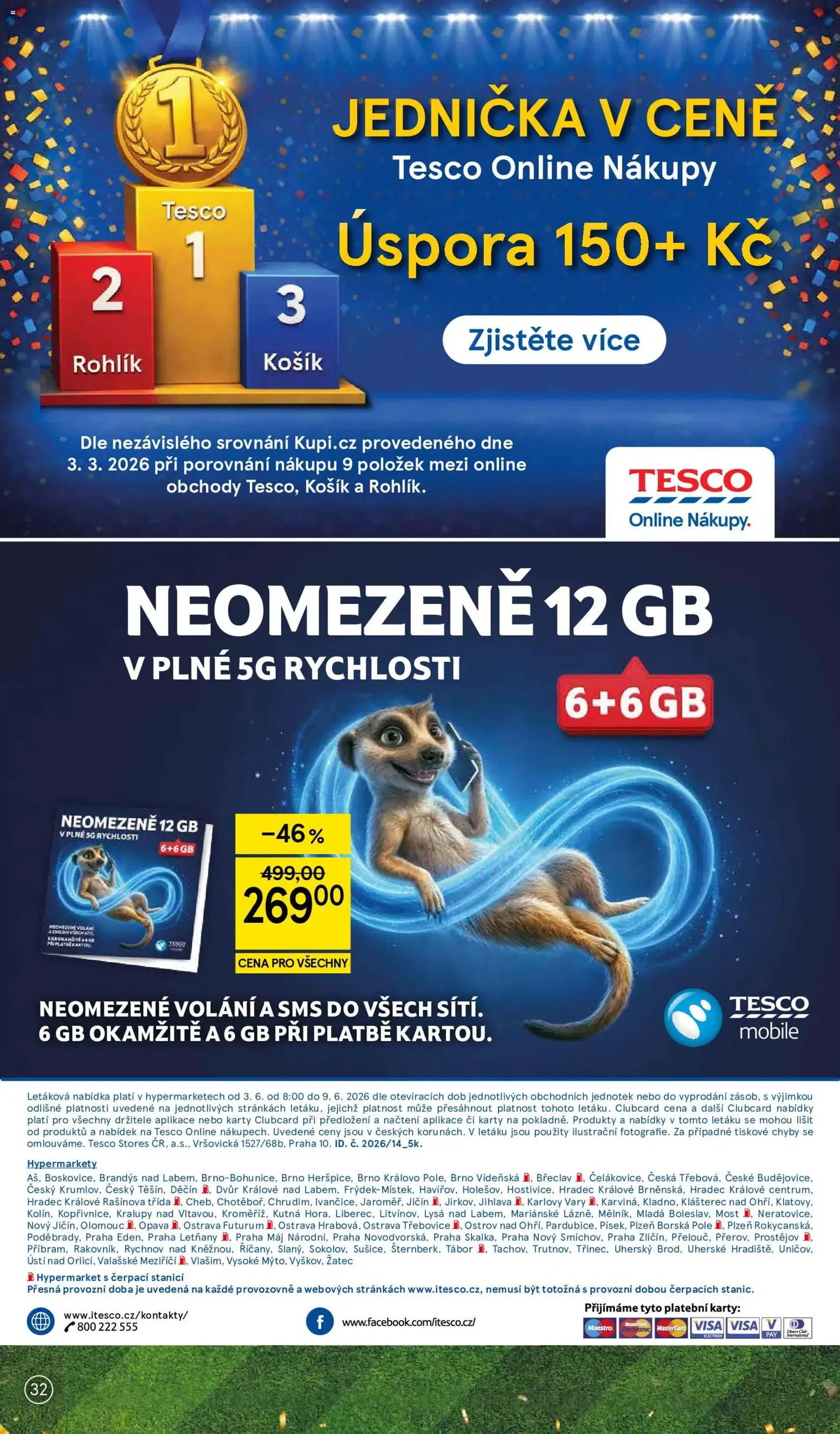 Tesco leták - Hypermarket - platný leták od 03.06.2026 strana 32 z 35
