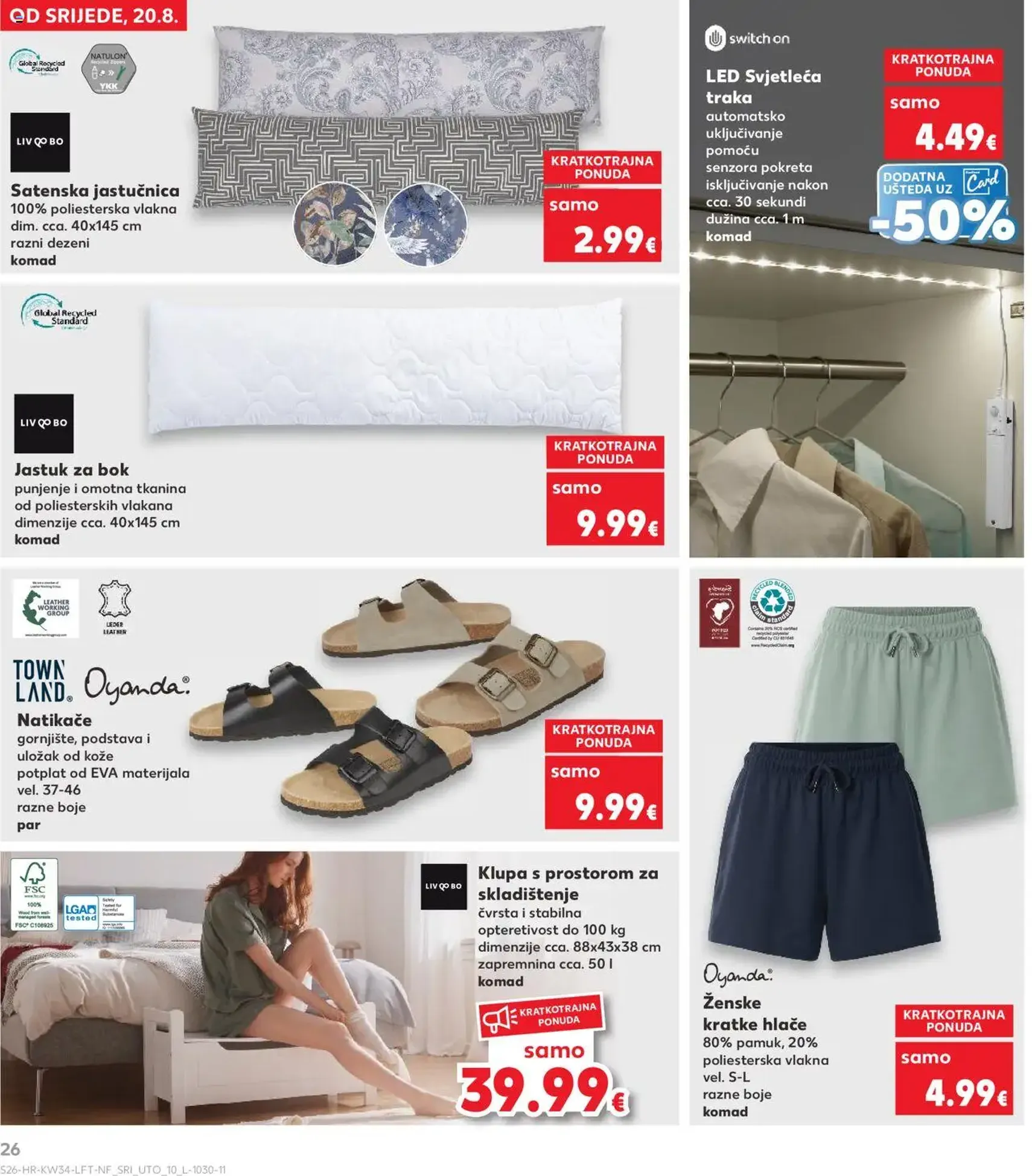 Kaufland HR - Split-Ravne njive - 2025.08.20. érvényes szórólap 26 oldal 32 oldalból