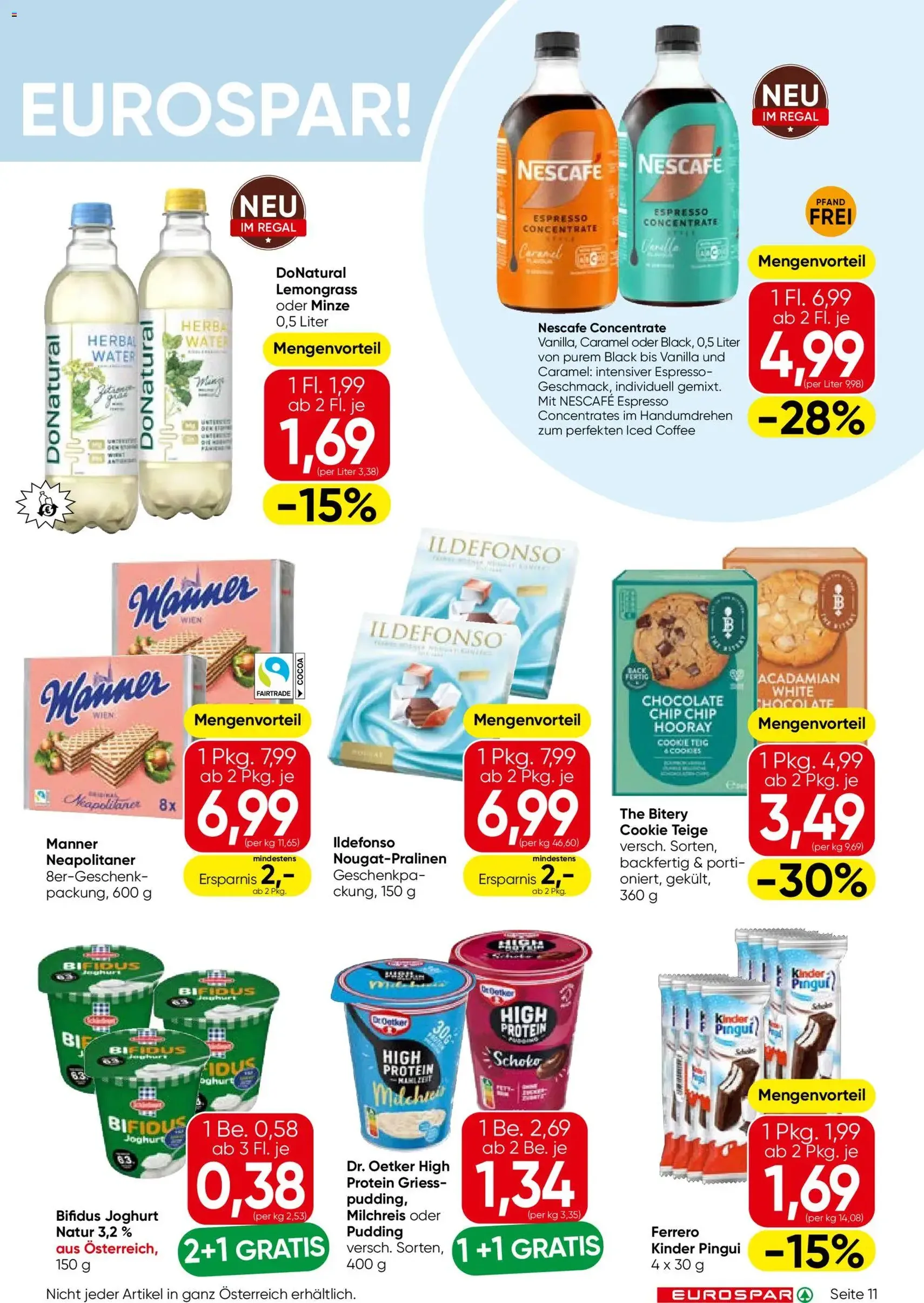Eurospar Flugblatt - Gültiger Prospekt ab 03.06.2026, Seite 11 von insgesamt 16