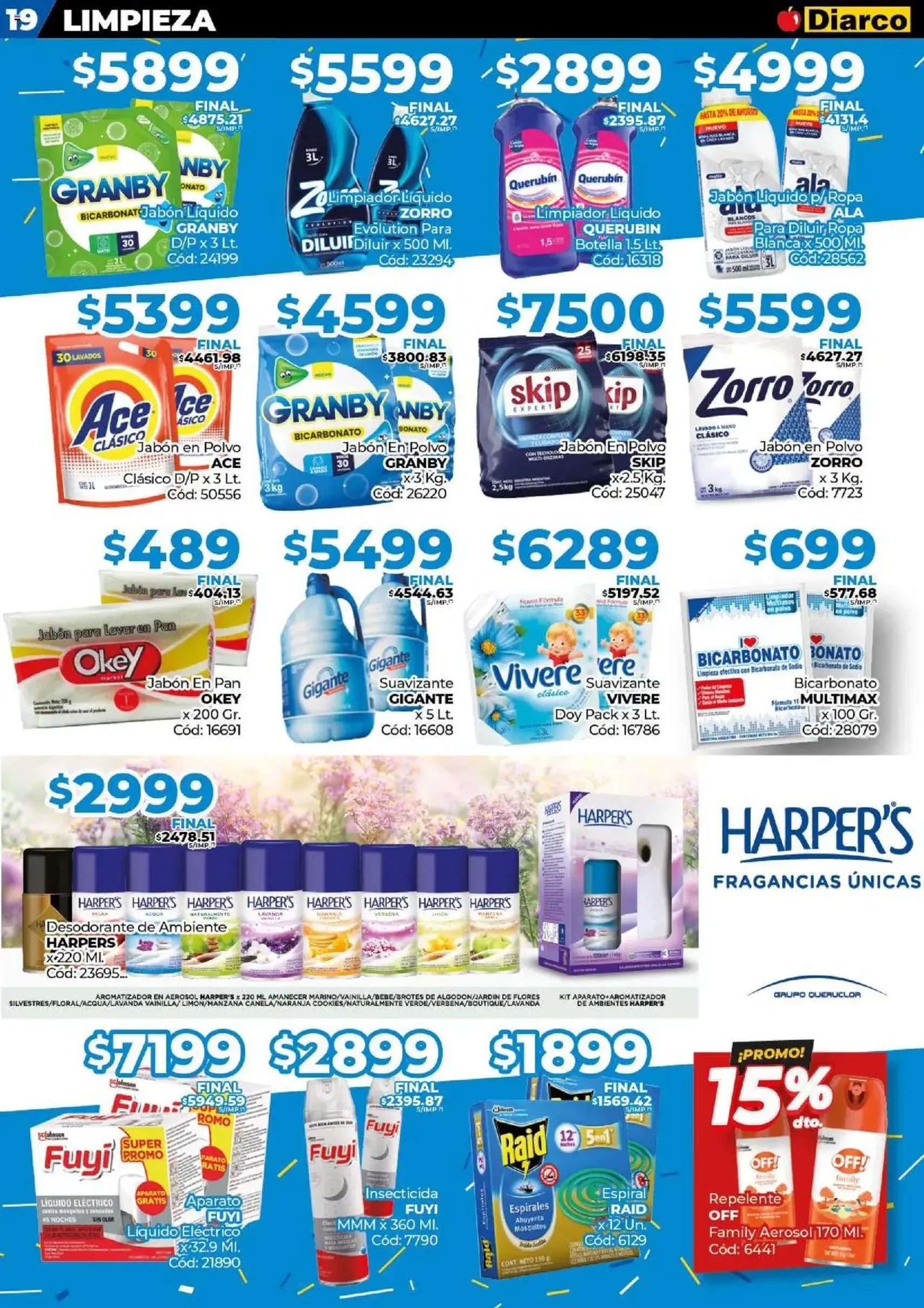 Diarco ofertas - folleto válido desde 15/09/2025 página 19 de 23 Diarco ofertas - folleto válido desde 15/09/2025 página 19 de 23