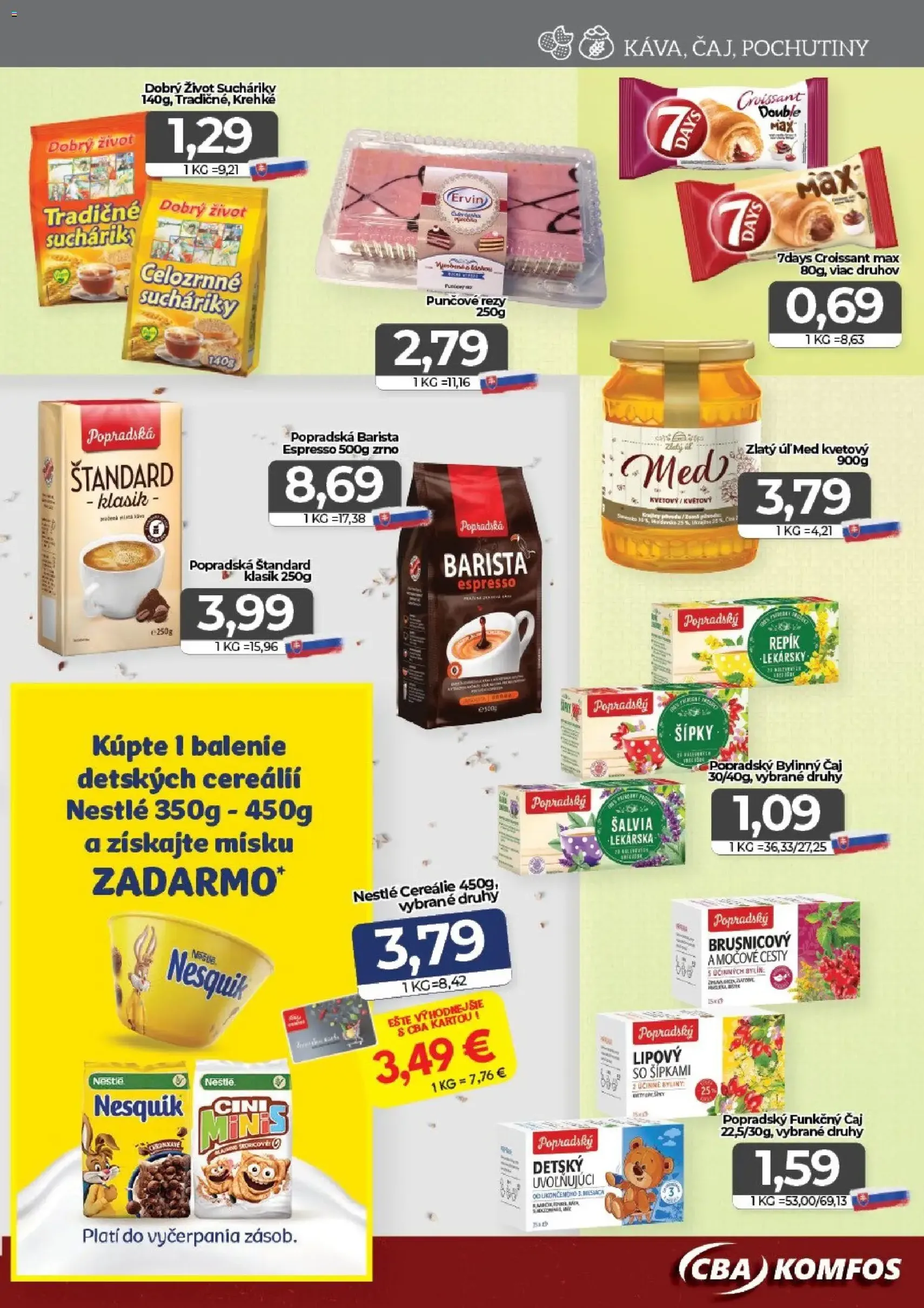 CBA Komfos leták - platný leták od 18.09.2026 strana 8 z 16