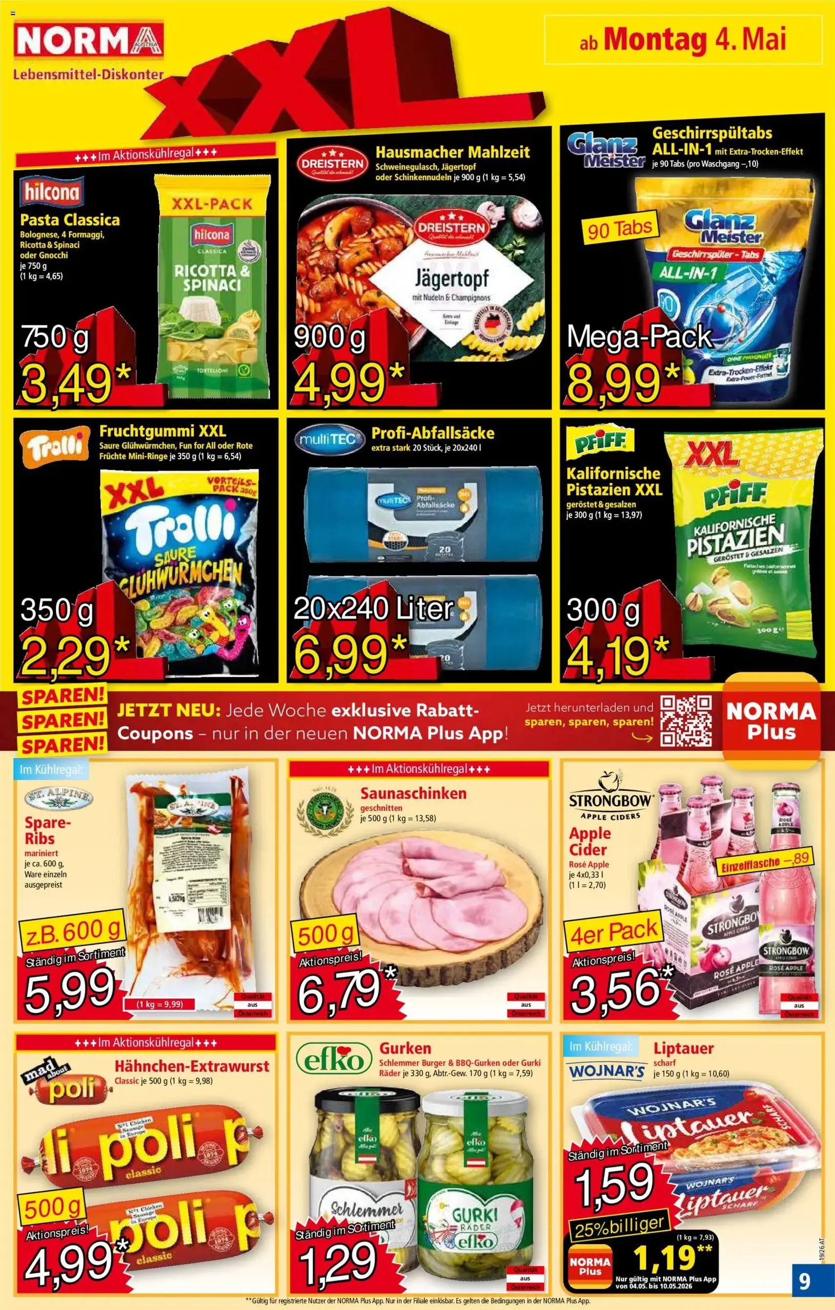 Norma Flugblatt - Gültiger Prospekt ab 04.05.2026, Seite 9 von insgesamt 20