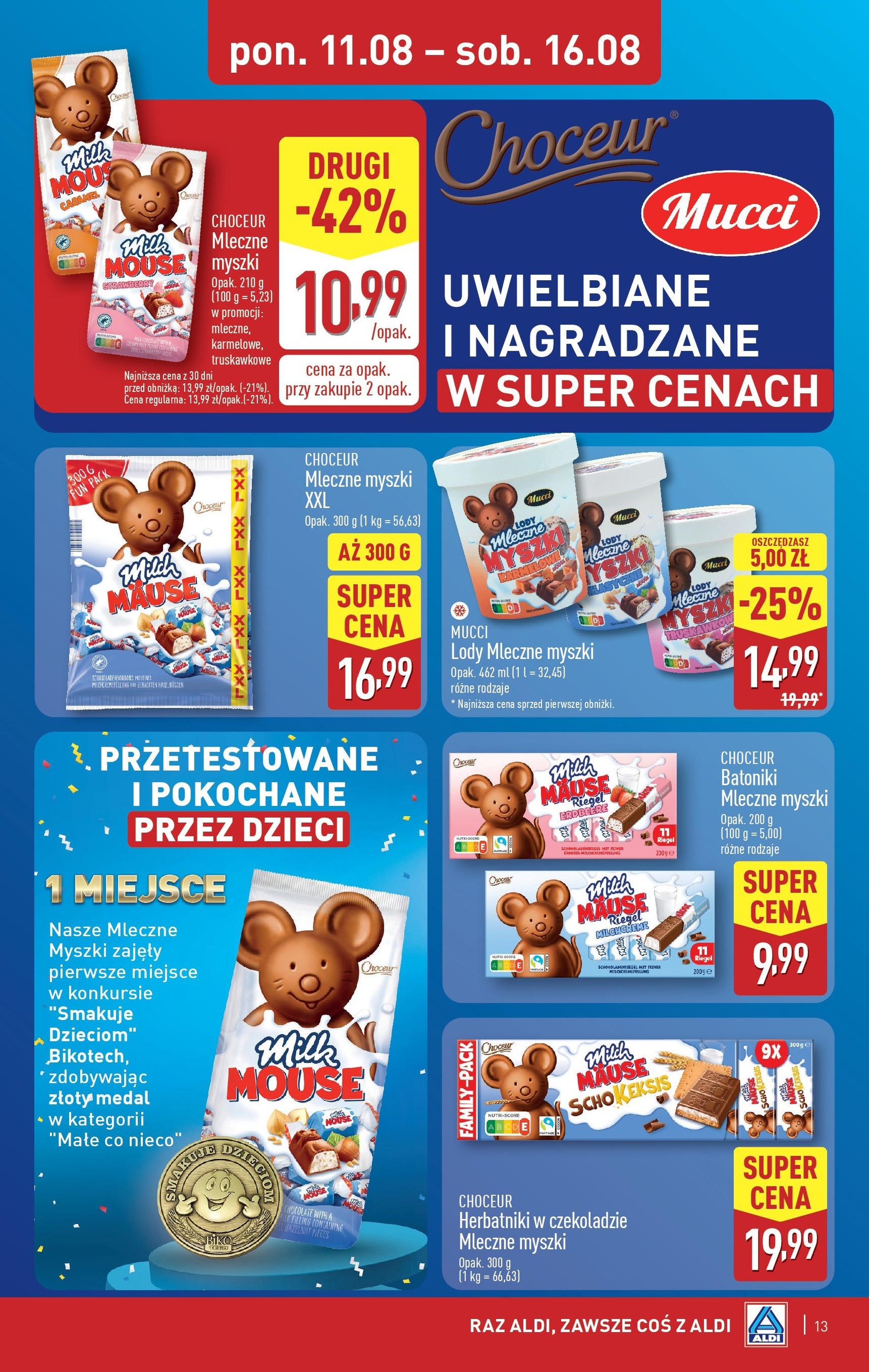 Aldi Gazetka - ważny gazetka od 11.08.2025 strona 13 z 40 Aldi Gazetka - ważny gazetka od 11.08.2025 strona 13 z 40