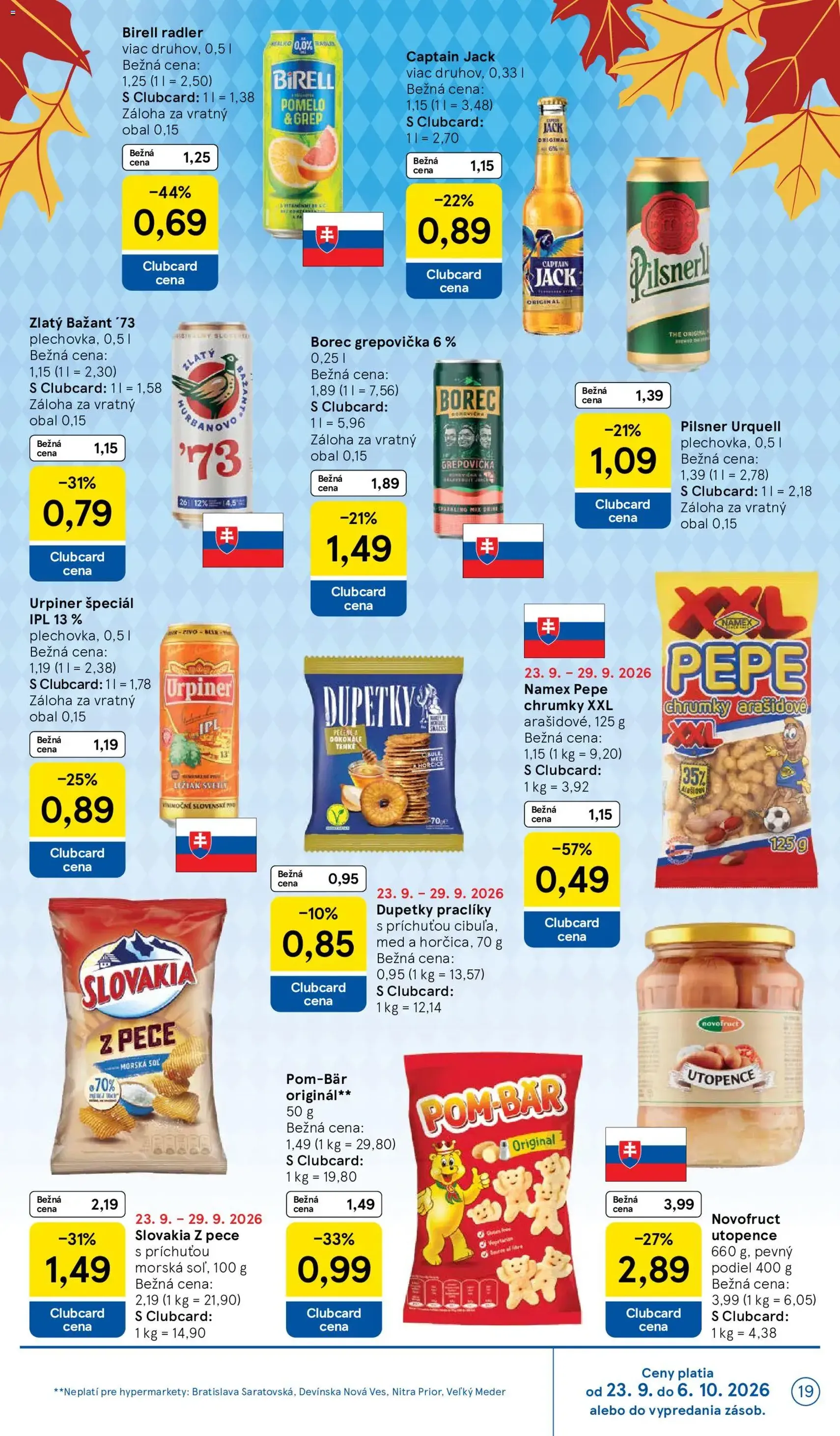 Tesco Hypermarket - leták - platný leták od 23.09.2026 strana 19 z 48