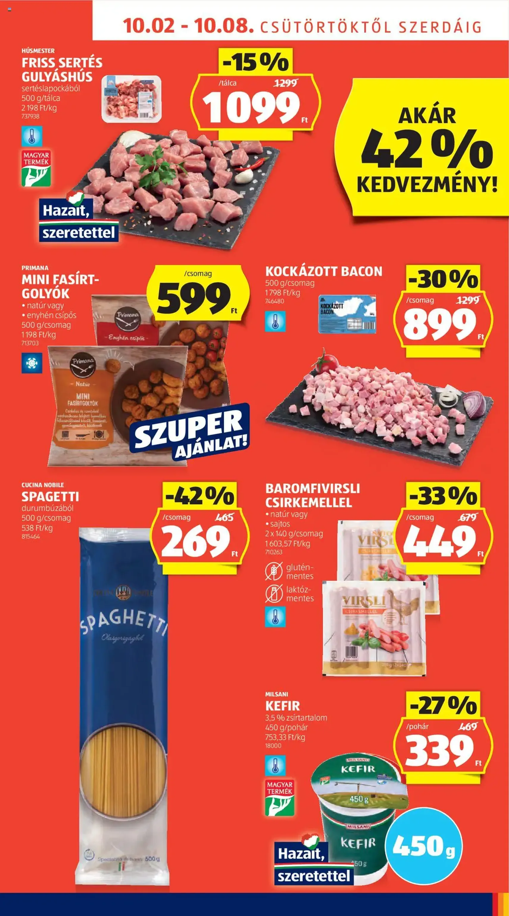 Aldi Akciós újság - 2025.10.02. érvényes szórólap 7 oldal 40 oldalból Aldi Akciós újság - 2025.10.02. érvényes szórólap 7 oldal 40 oldalból