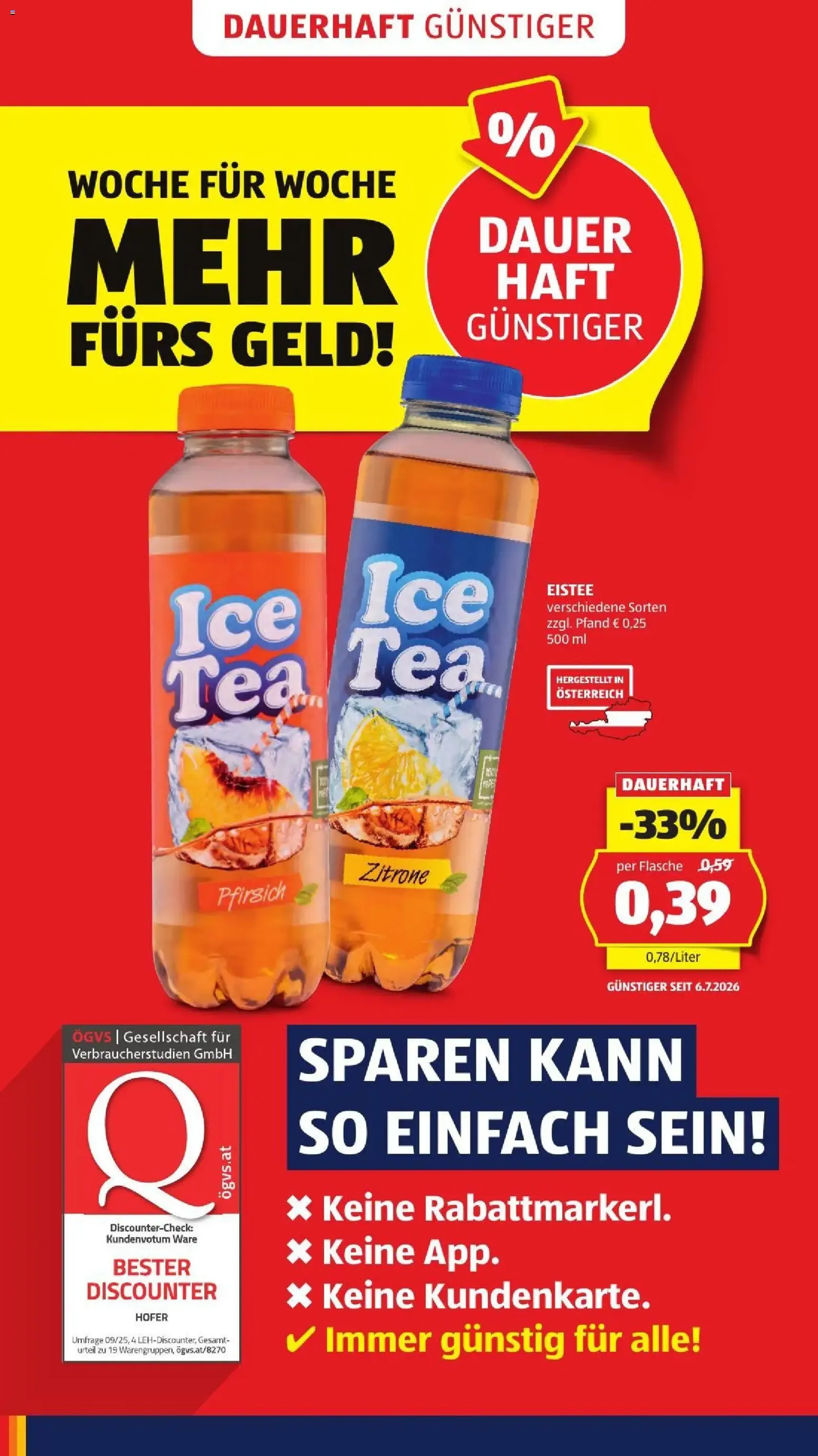 Hofer Flugblatt - Gültiger Prospekt ab 28.08.2026, Seite 6 von insgesamt 45