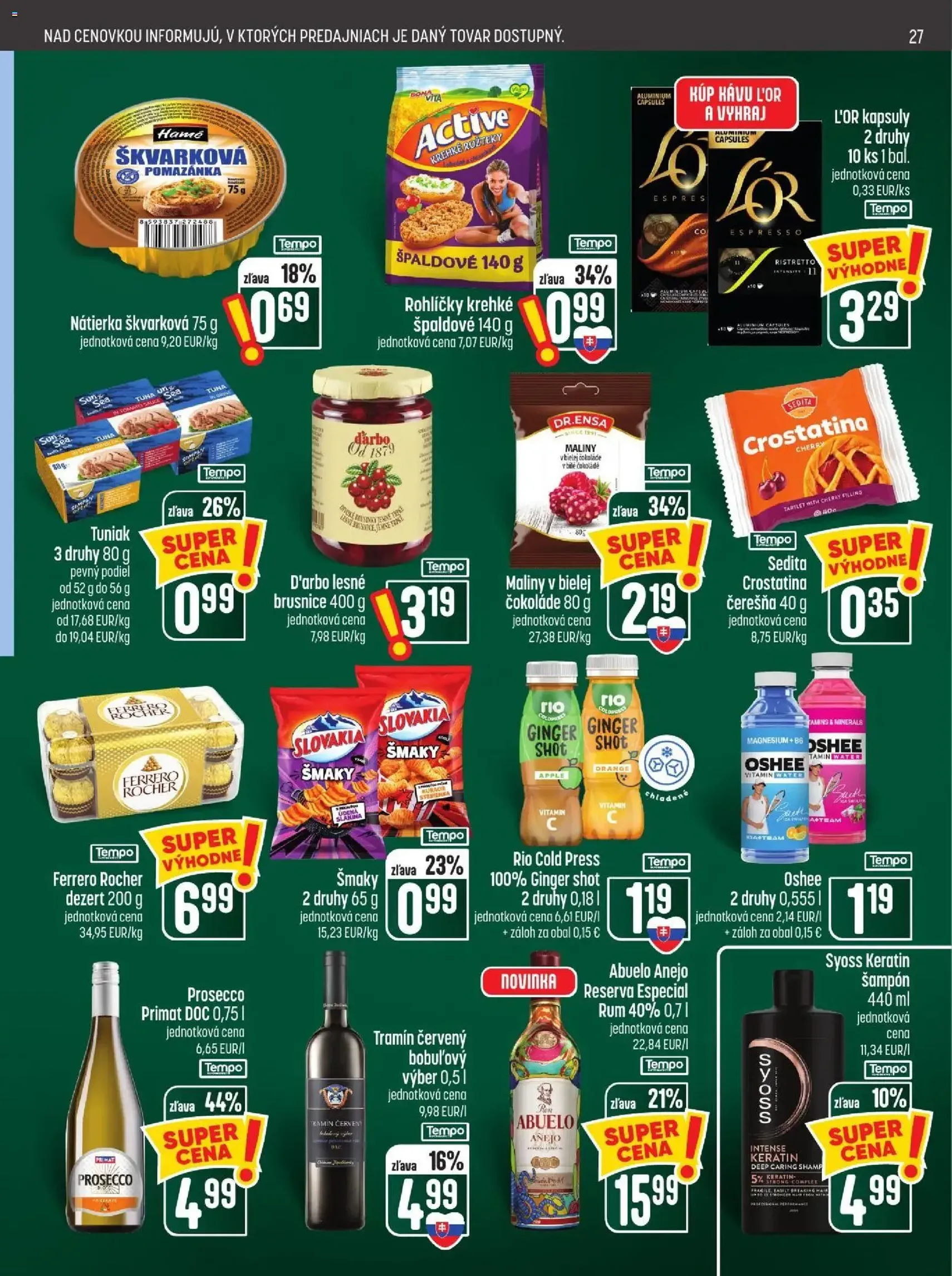 COOP Jednota leták - platný leták od 29.10.2026 strana 27 z 28