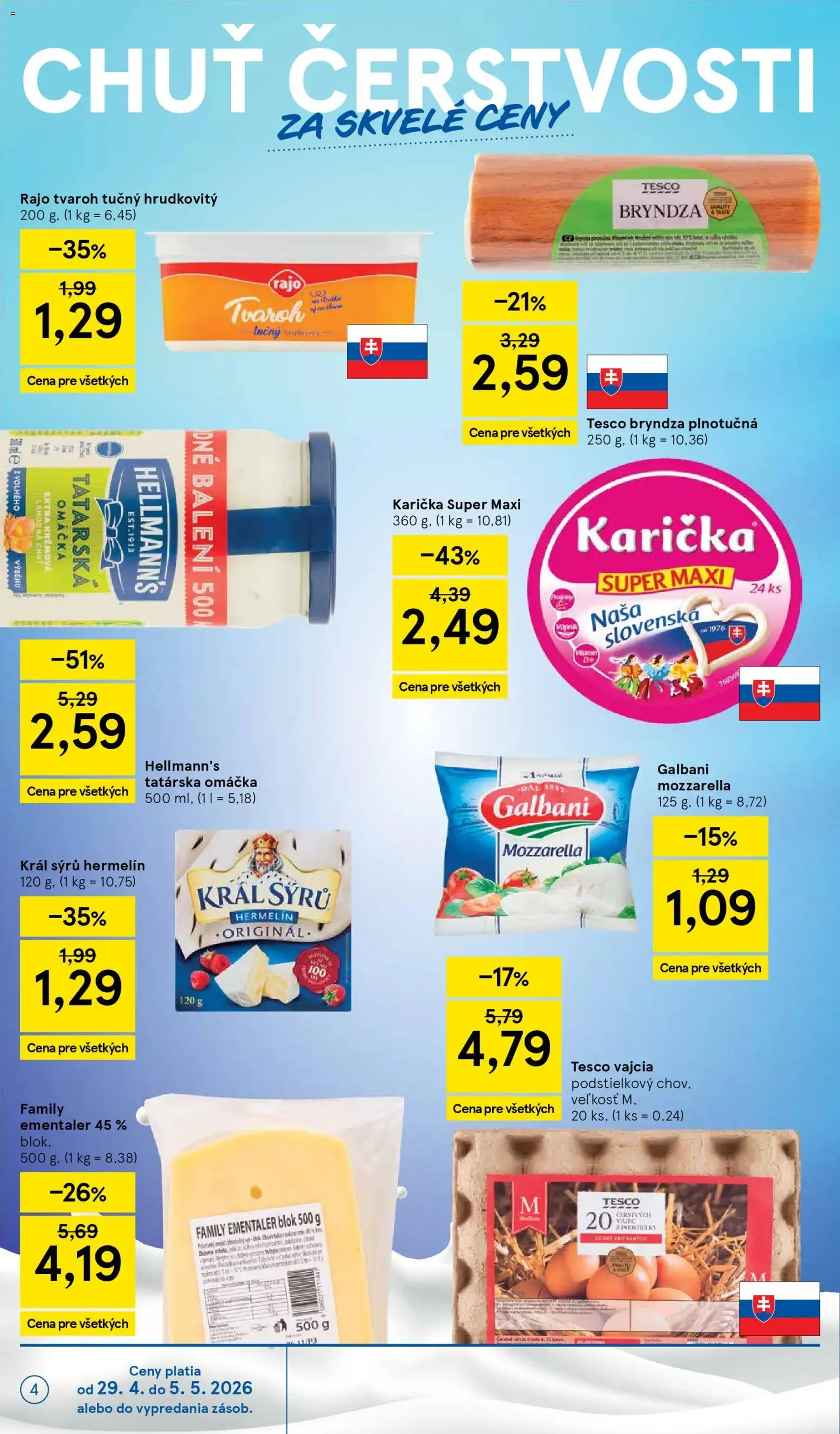 Tesco Hypermarket - leták - platný leták od 29.04.2026 strana 4 z 44