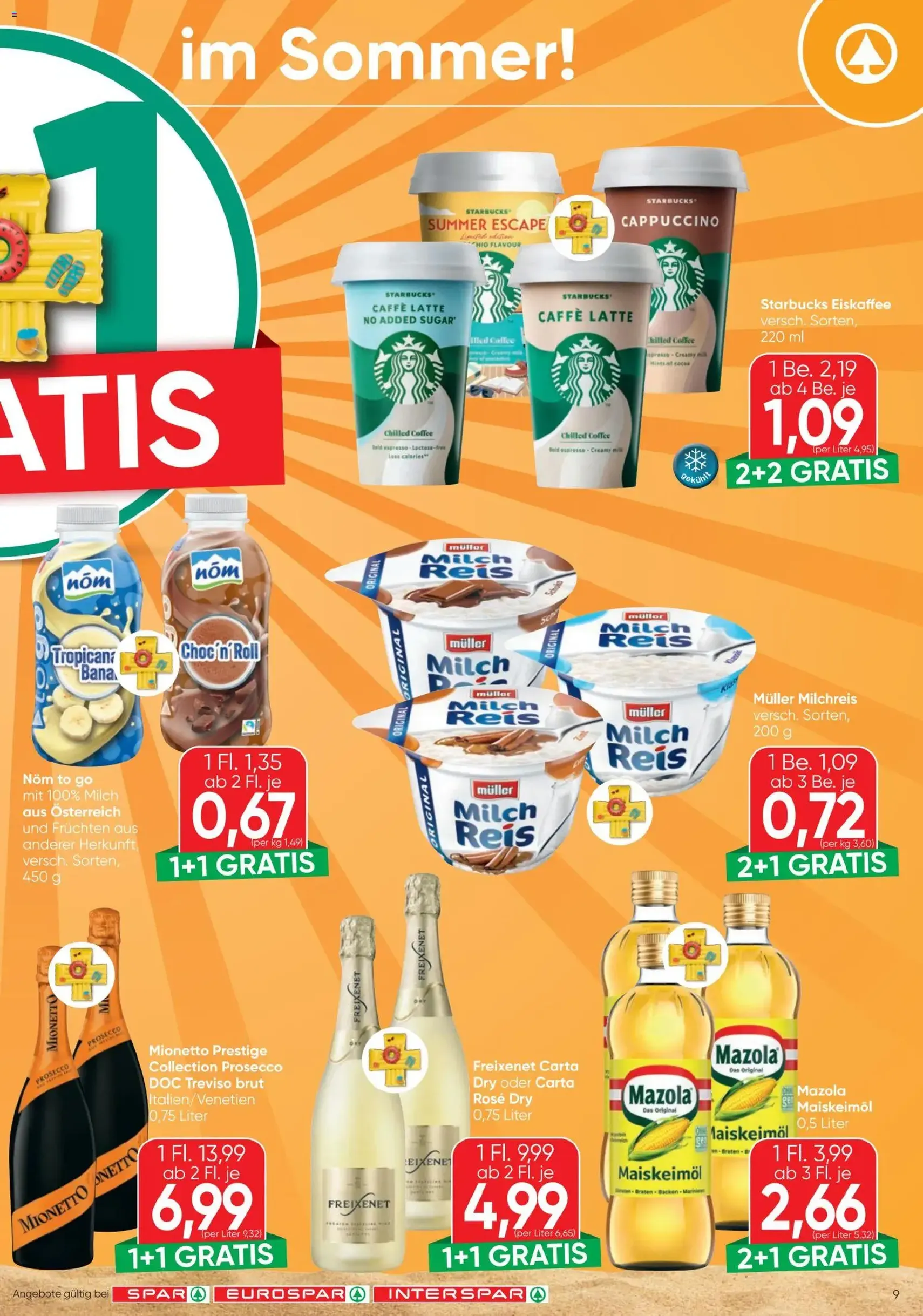Spar - Flugblatt - Gültiger Prospekt ab 01.07.2026, Seite 9 von insgesamt 24