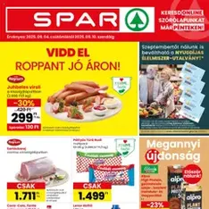 Spar Akciós újság - szórólap előnézete érvényes 2025.09.04. -tól
