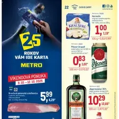 Metro Maloobchod - náhľad letáku platný od 08.10.2025