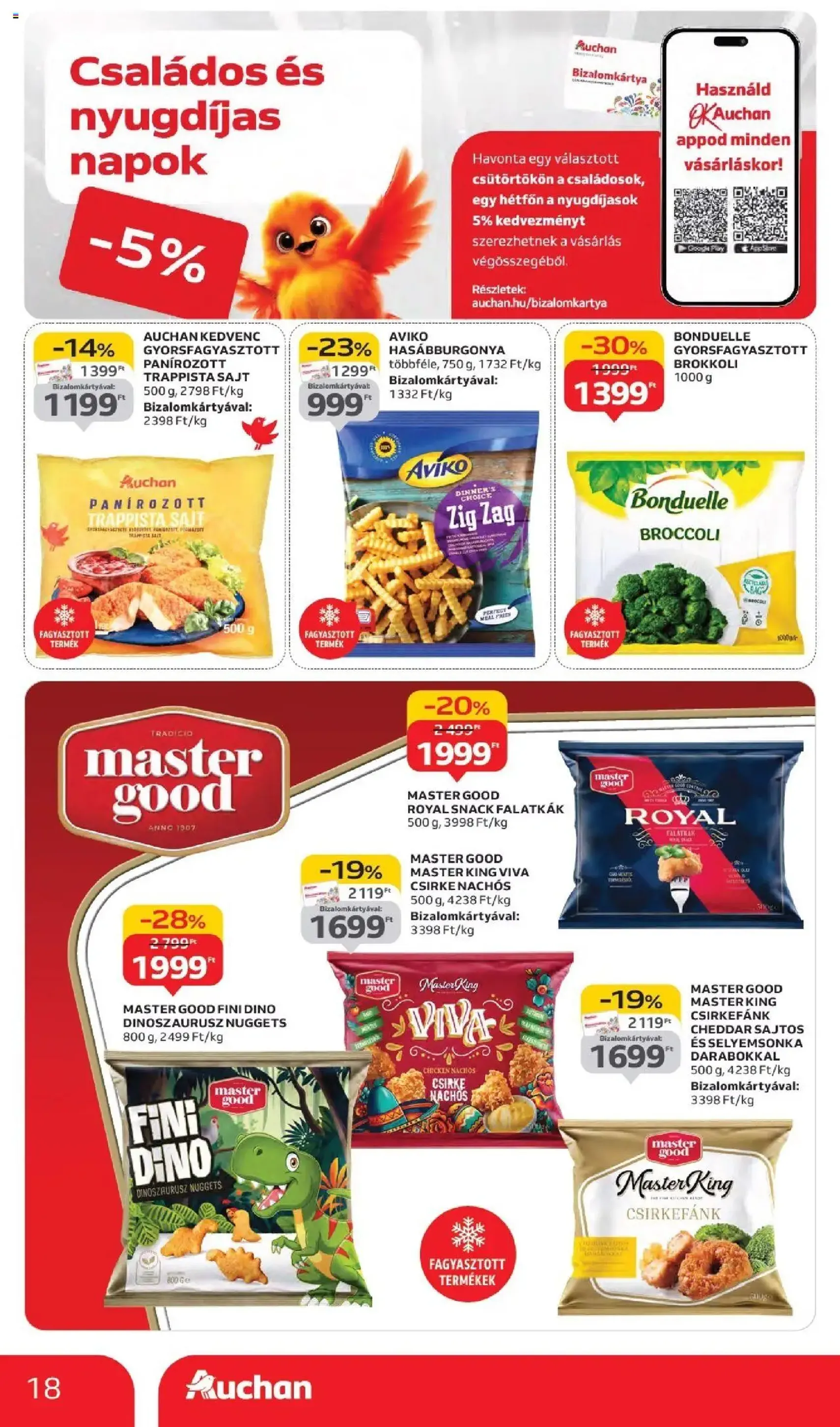 Auchan Akciós újság - 2025.09.11. érvényes szórólap 18 oldal 42 oldalból Auchan Akciós újság - 2025.09.11. érvényes szórólap 18 oldal 42 oldalból