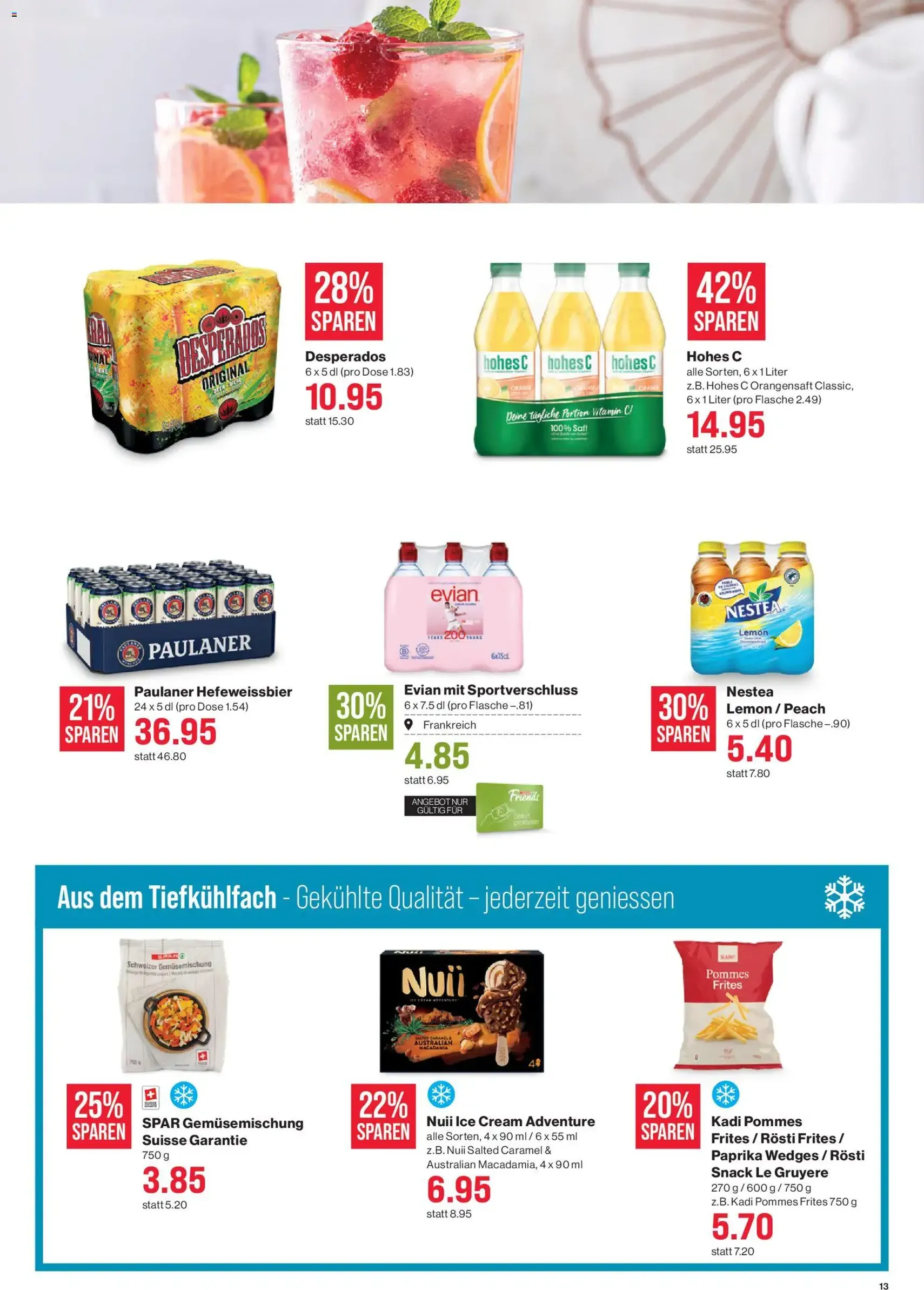 SPAR aktionen - Gültiger Prospekt ab 27.08.2026, Seite 13 von insgesamt 18