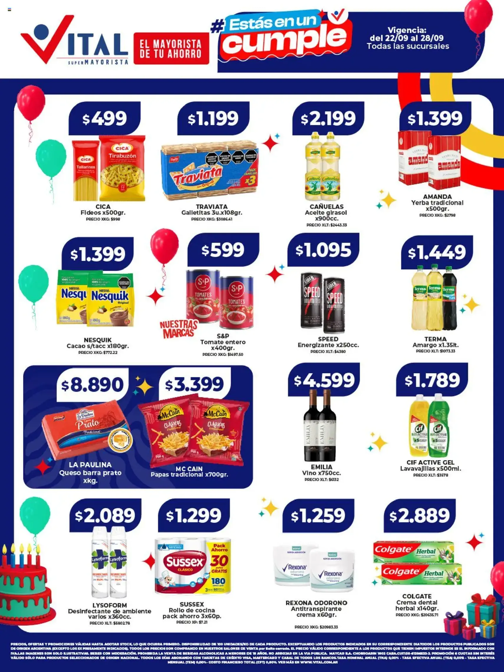 Vital ofertas - folleto válido desde 22/09/2025 página 1 de 21
