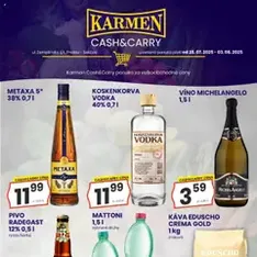 KARMEN CBA leták - náhľad letáku platný od 28.07.2025