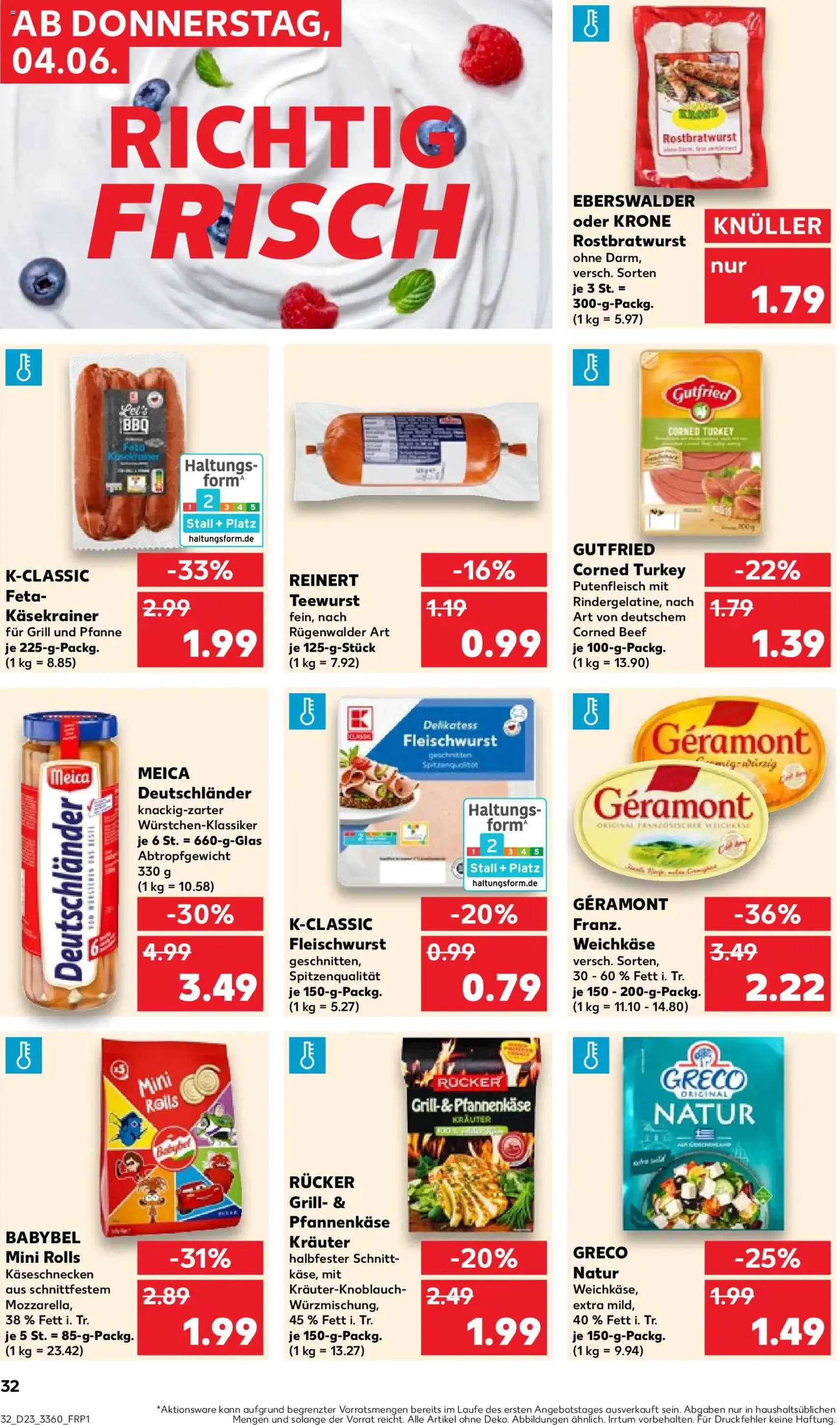 Kaufland Prospekt - Gültiger Prospekt ab 04.06.2026, Seite 32 von insgesamt 62