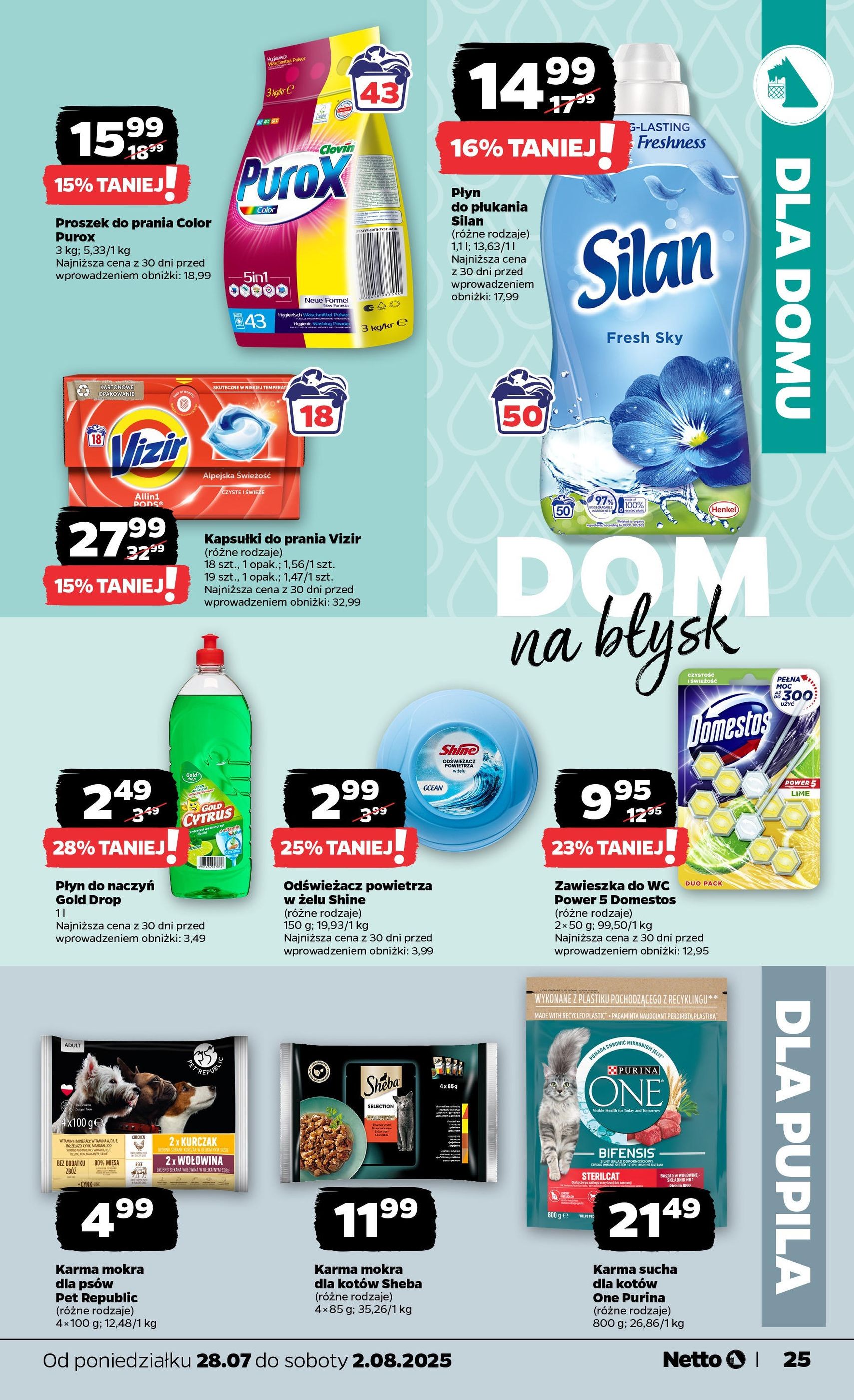 Netto gazetka - Spożywcza - ważny gazetka od 28.07.2025 strona 25 z 31 Netto gazetka - Spożywcza - ważny gazetka od 28.07.2025 strona 25 z 31