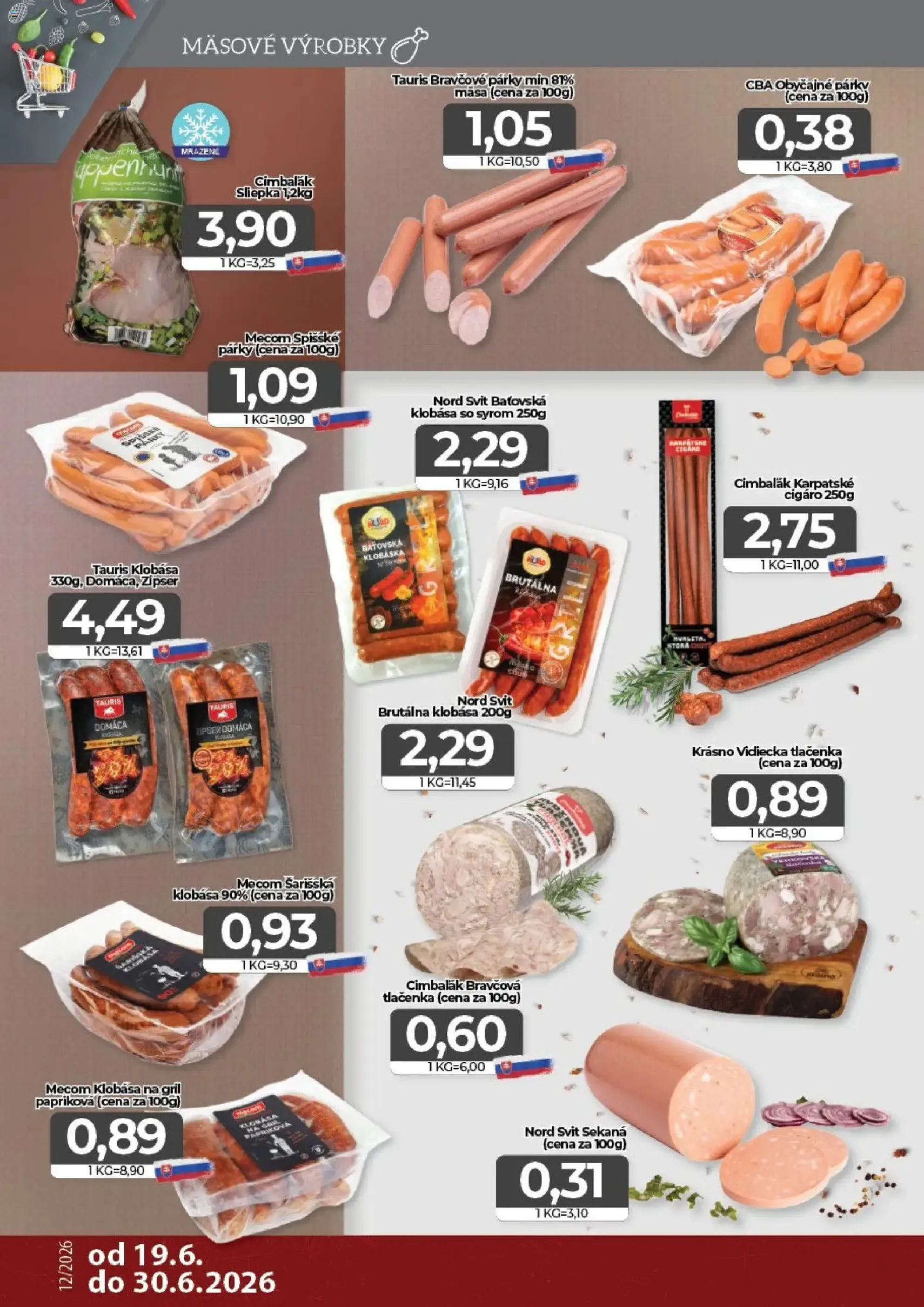 CBA Komfos leták - platný leták od 19.06.2026 strana 2 z 16