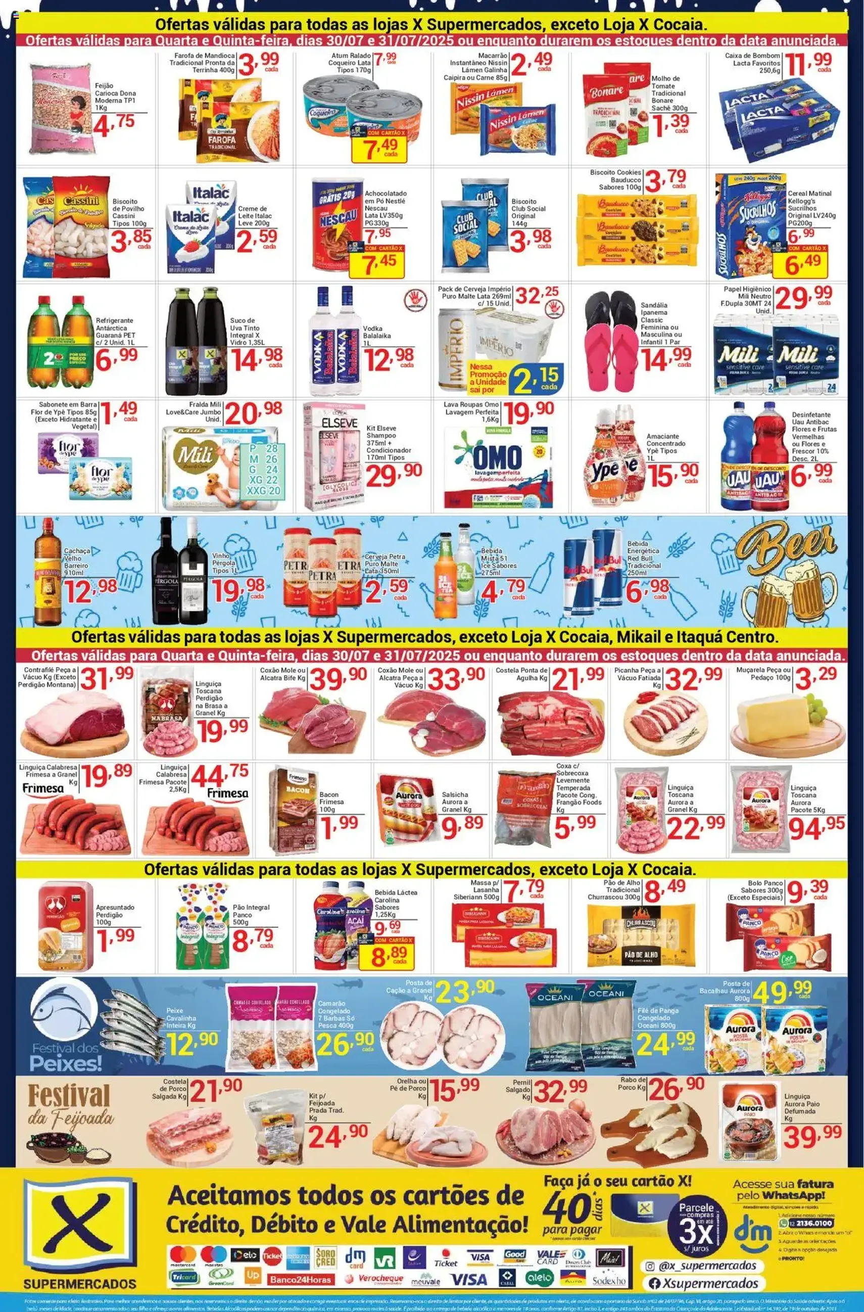 X Supermercados - Ofertas da semana - folheto válido a partir de 30/07/2025 página 2 de 2