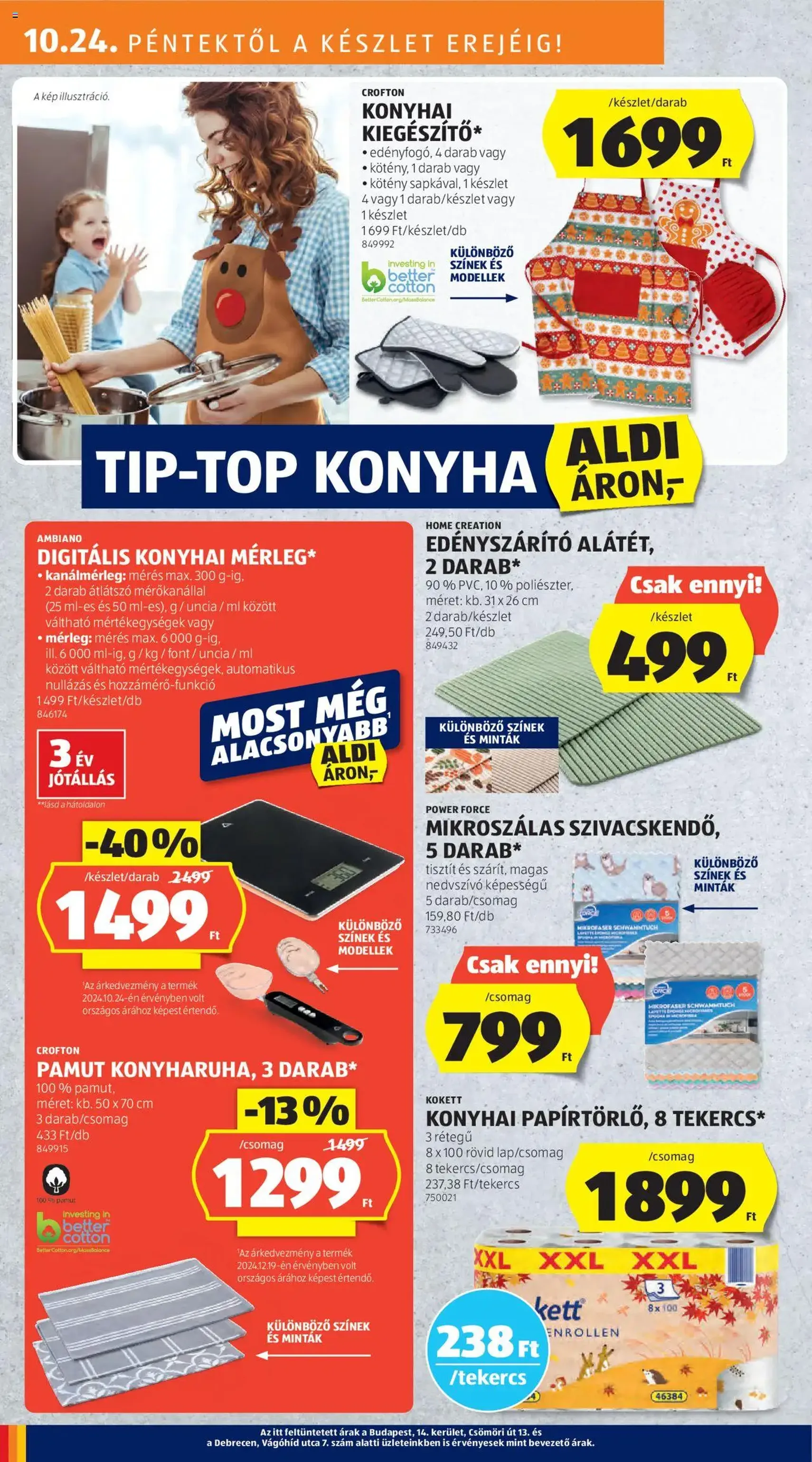 Aldi Akciós újság - 2025.10.24. érvényes szórólap 22 oldal 51 oldalból Aldi Akciós újság - 2025.10.24. érvényes szórólap 22 oldal 51 oldalból