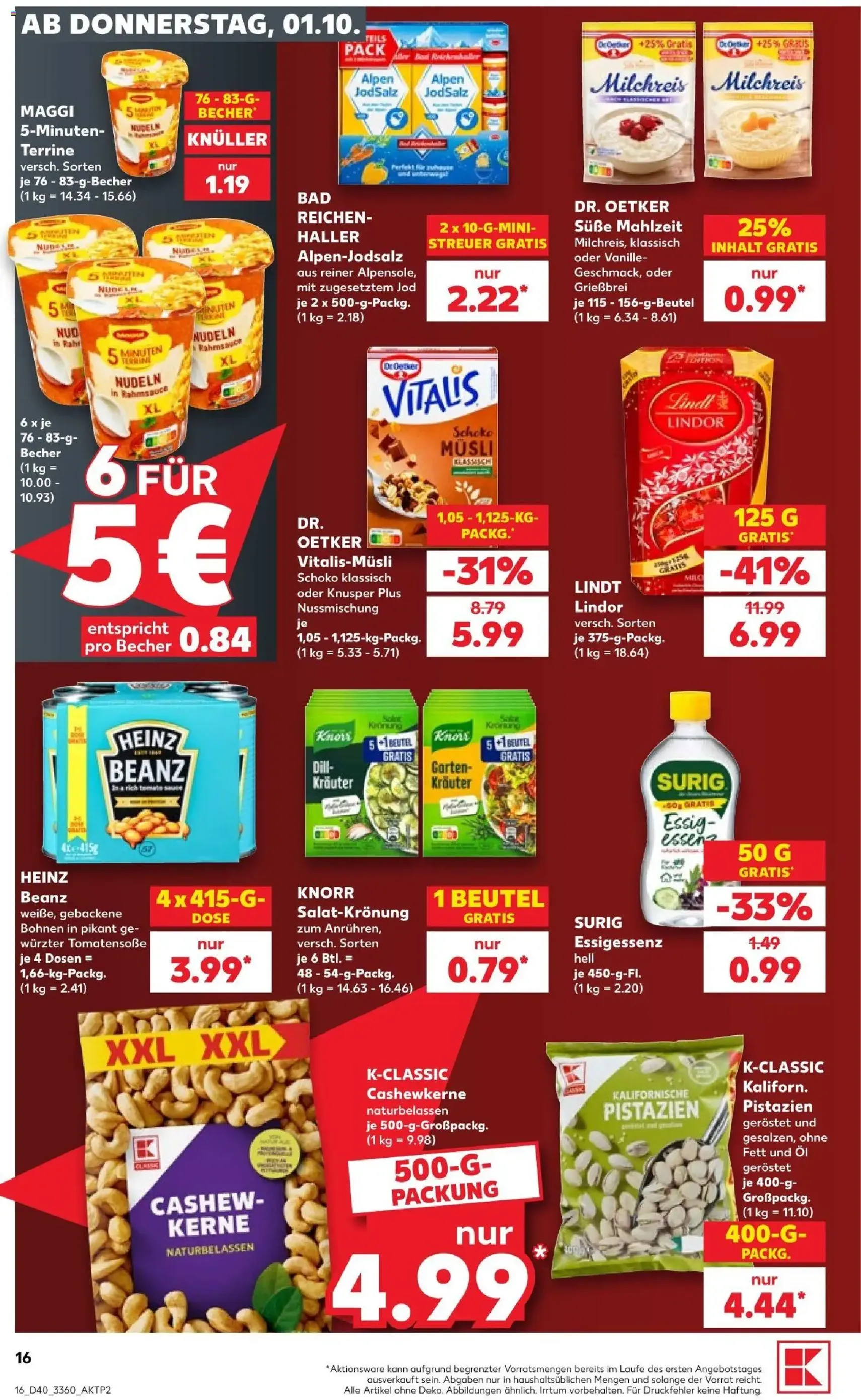 Kaufland Prospekt - Gültiger Prospekt ab 01.10.2026, Seite 20 von insgesamt 70