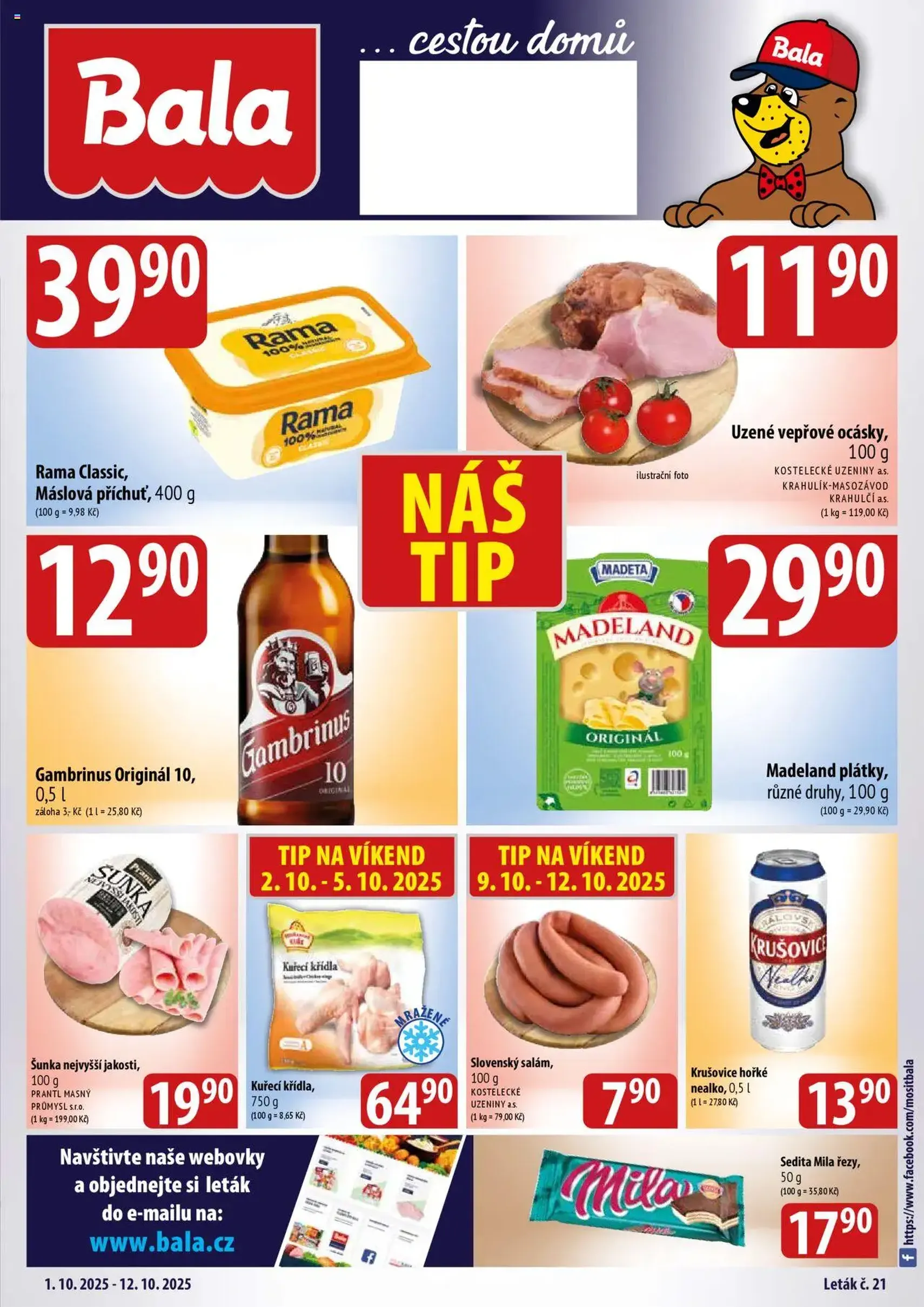 BALA velký leták - platný leták od 01.10.2025 strana 1 z 6