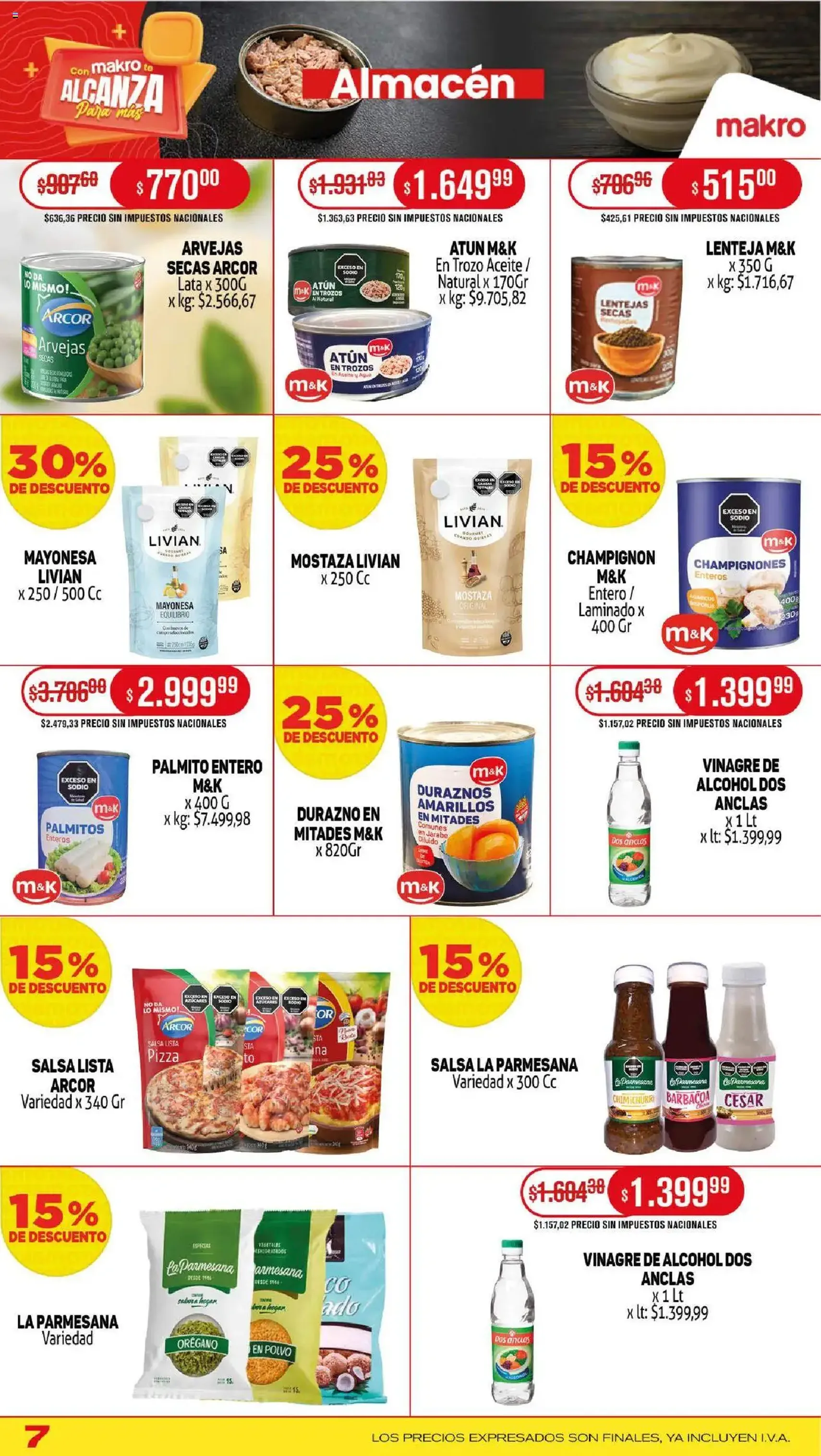 Makro ofertas - folleto válido desde 04/09/2025 página 7 de 19