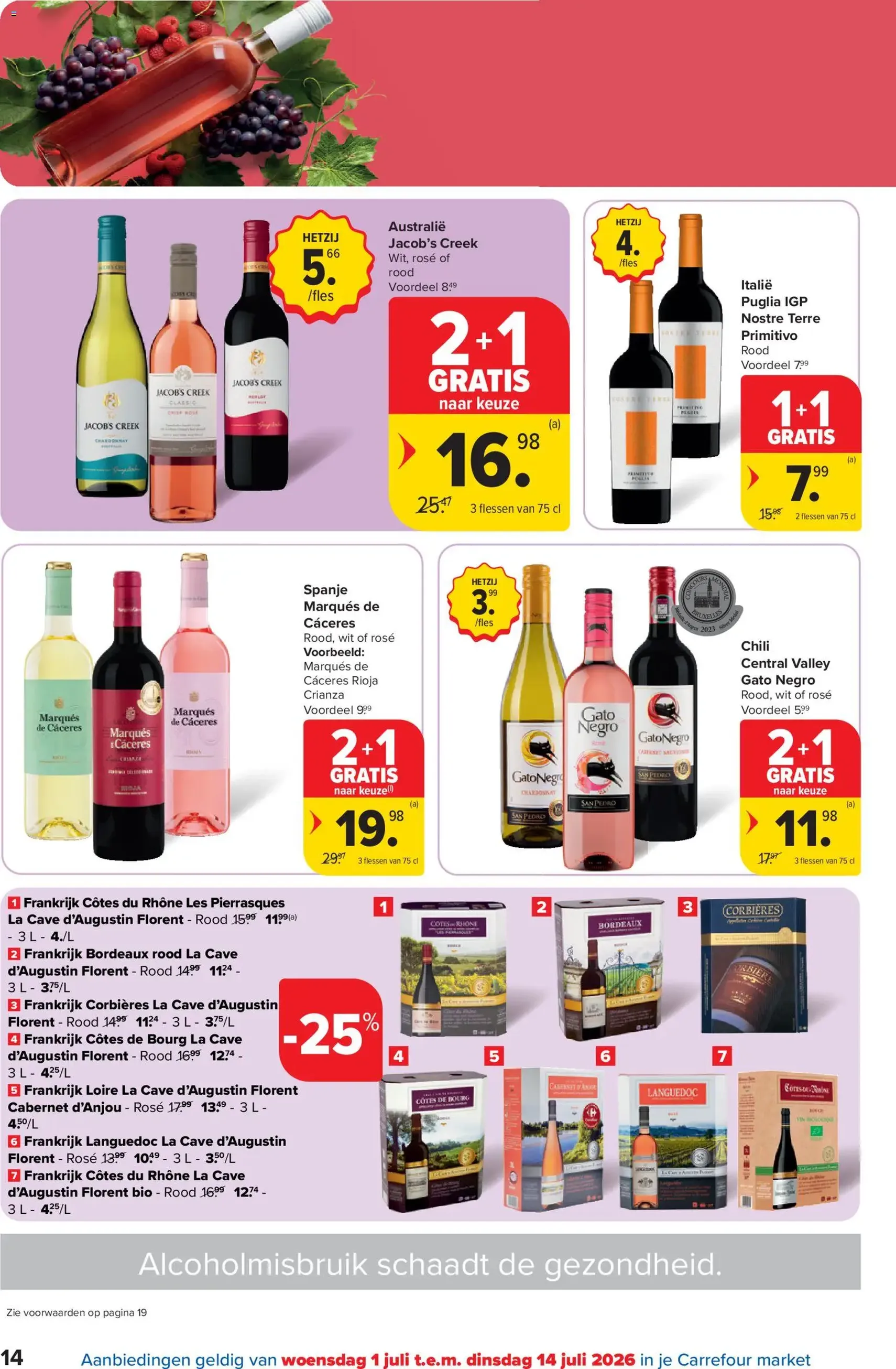 Carrefour market folder week 27 - geldige folder vanaf 01/07/2026 pagina 14 van 20
