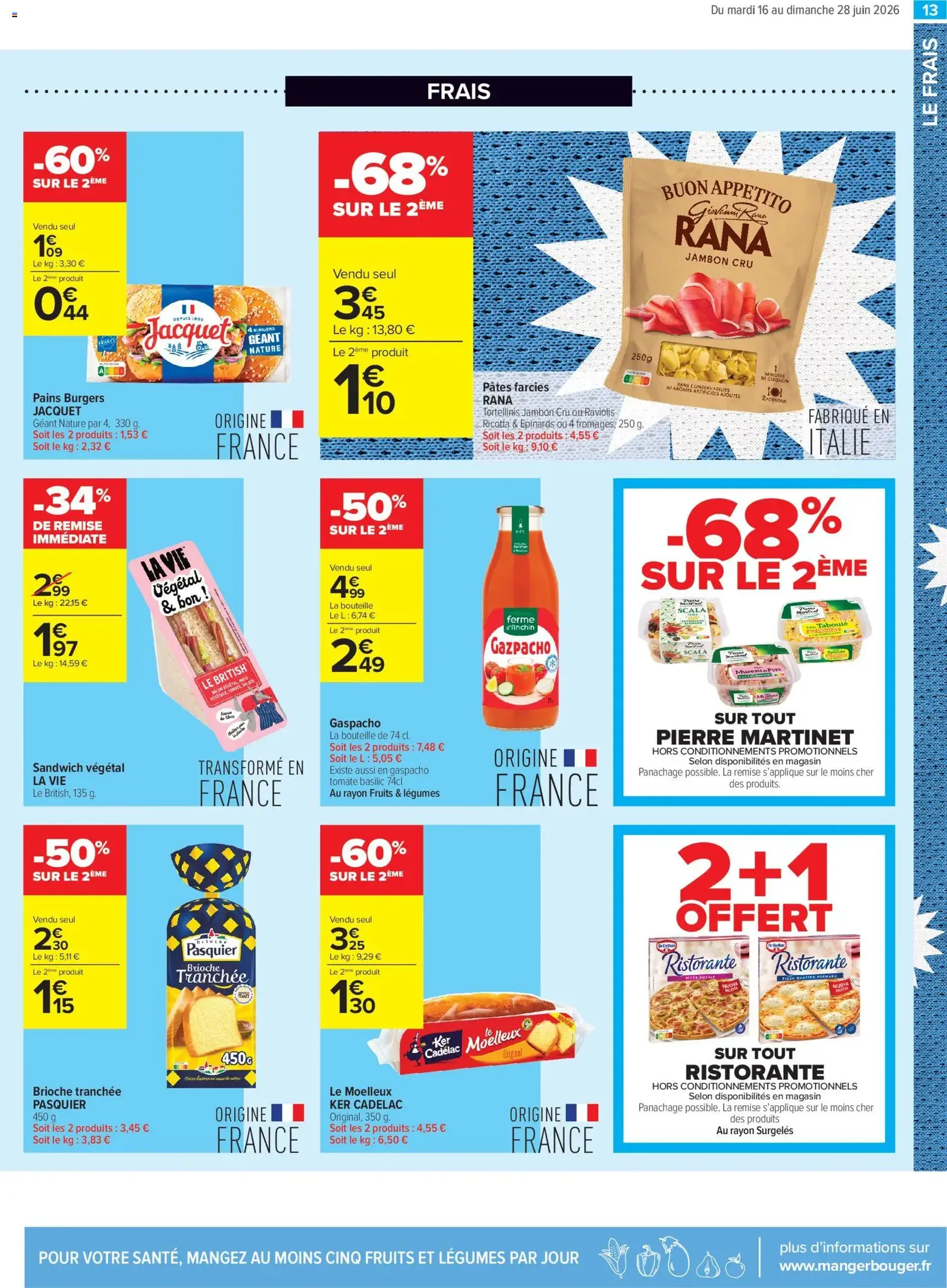 Carrefour contact Le mois des supporters - brochure valable à partir du 16/06/2026, page 13 sur 20