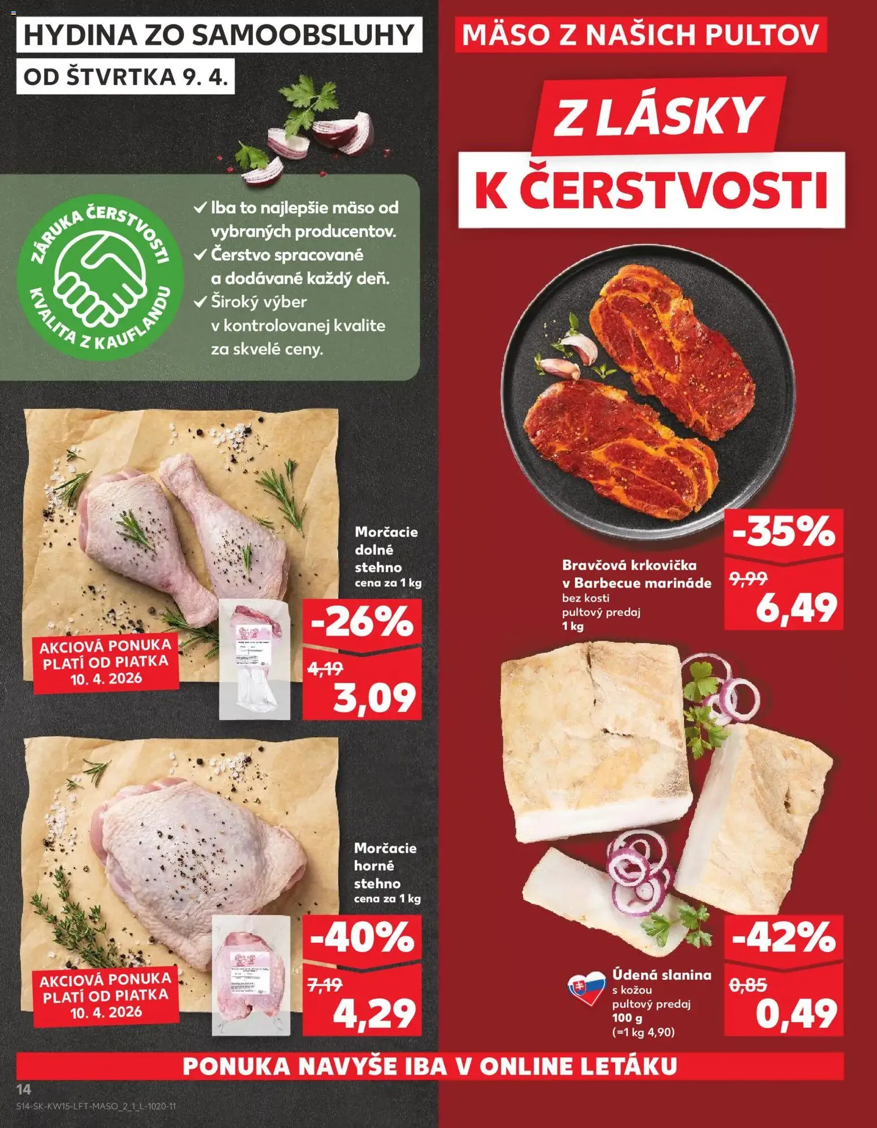 Kaufland leták - platný leták od 09.04.2026 strana 14 z 74