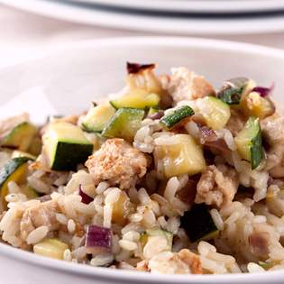 Recipe preview Zucchini risotto with chicken