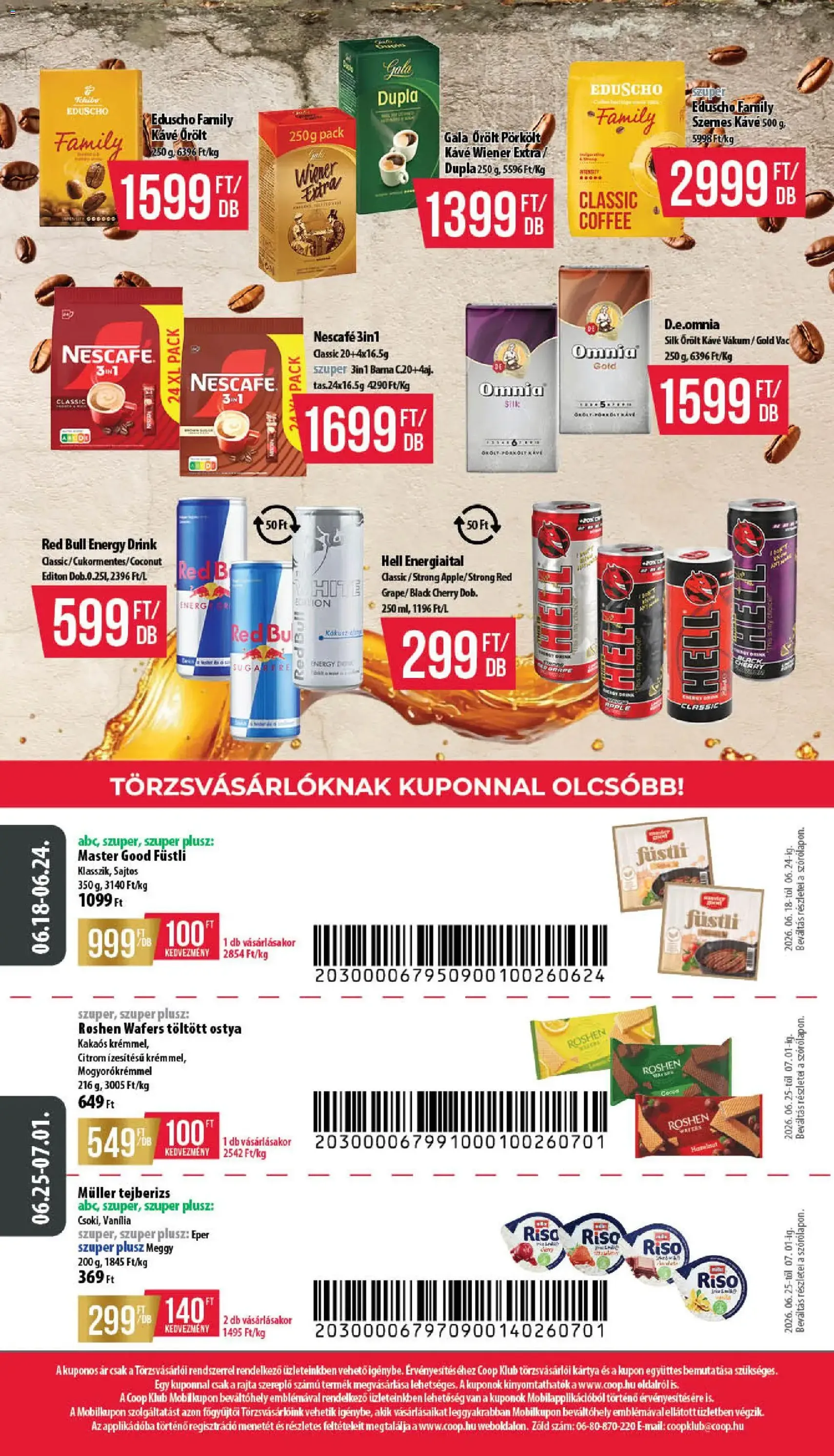 COOP akciós újság - 2026.06.18. érvényes szórólap 12 oldal 12 oldalból
