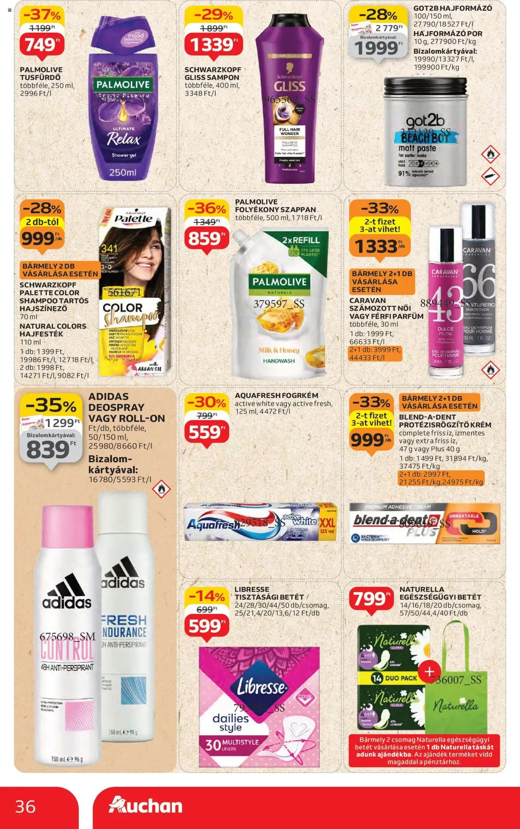 Auchan Akciós újság - 2025.08.14. érvényes szórólap 36 oldal 54 oldalból Auchan Akciós újság - 2025.08.14. érvényes szórólap 36 oldal 54 oldalból