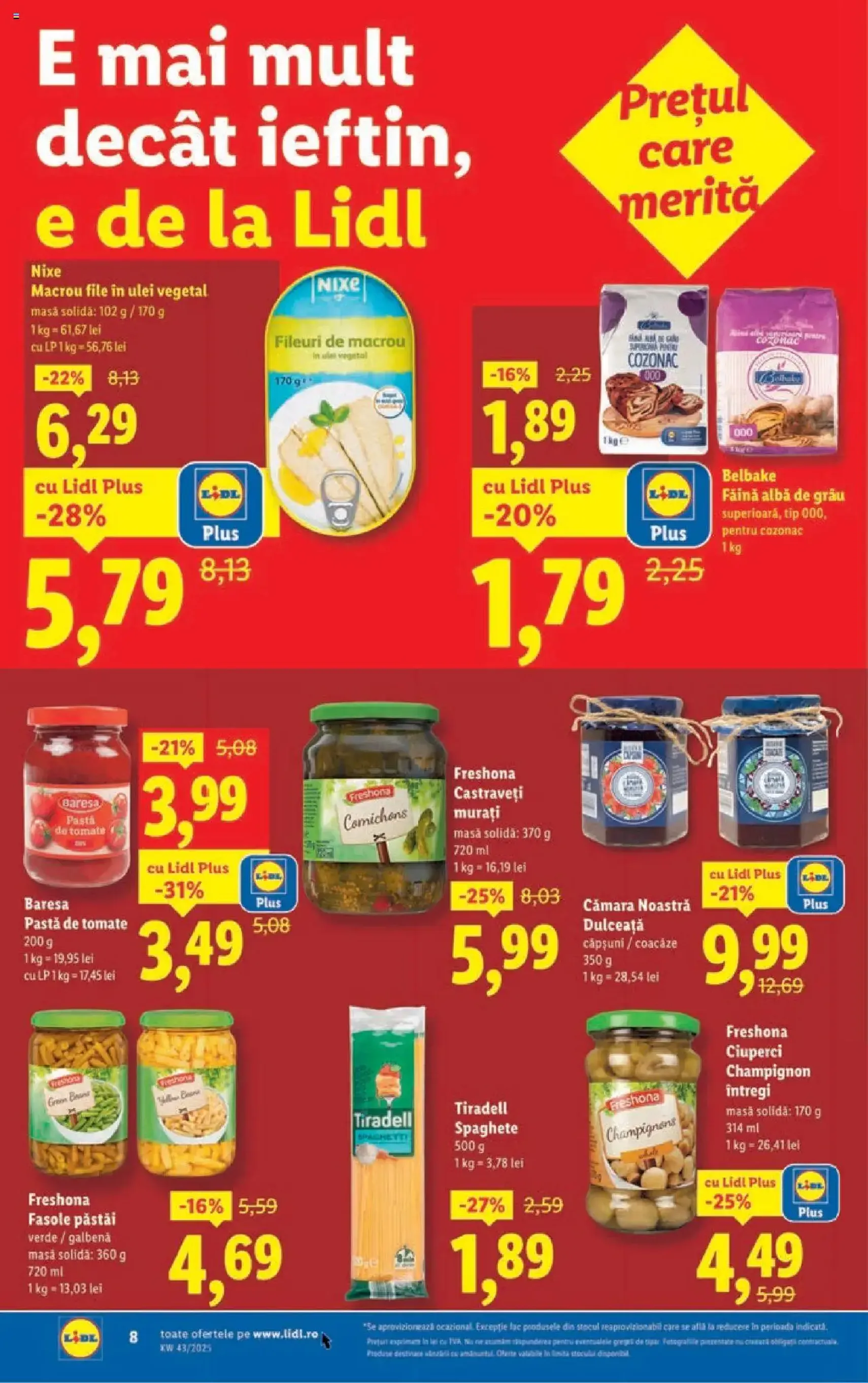 Catalog Lidl - cataloage valabile începând cu 20.10.2025 pagina 8 din 40 Catalog Lidl - cataloage valabile începând cu 20.10.2025 pagina 8 din 40