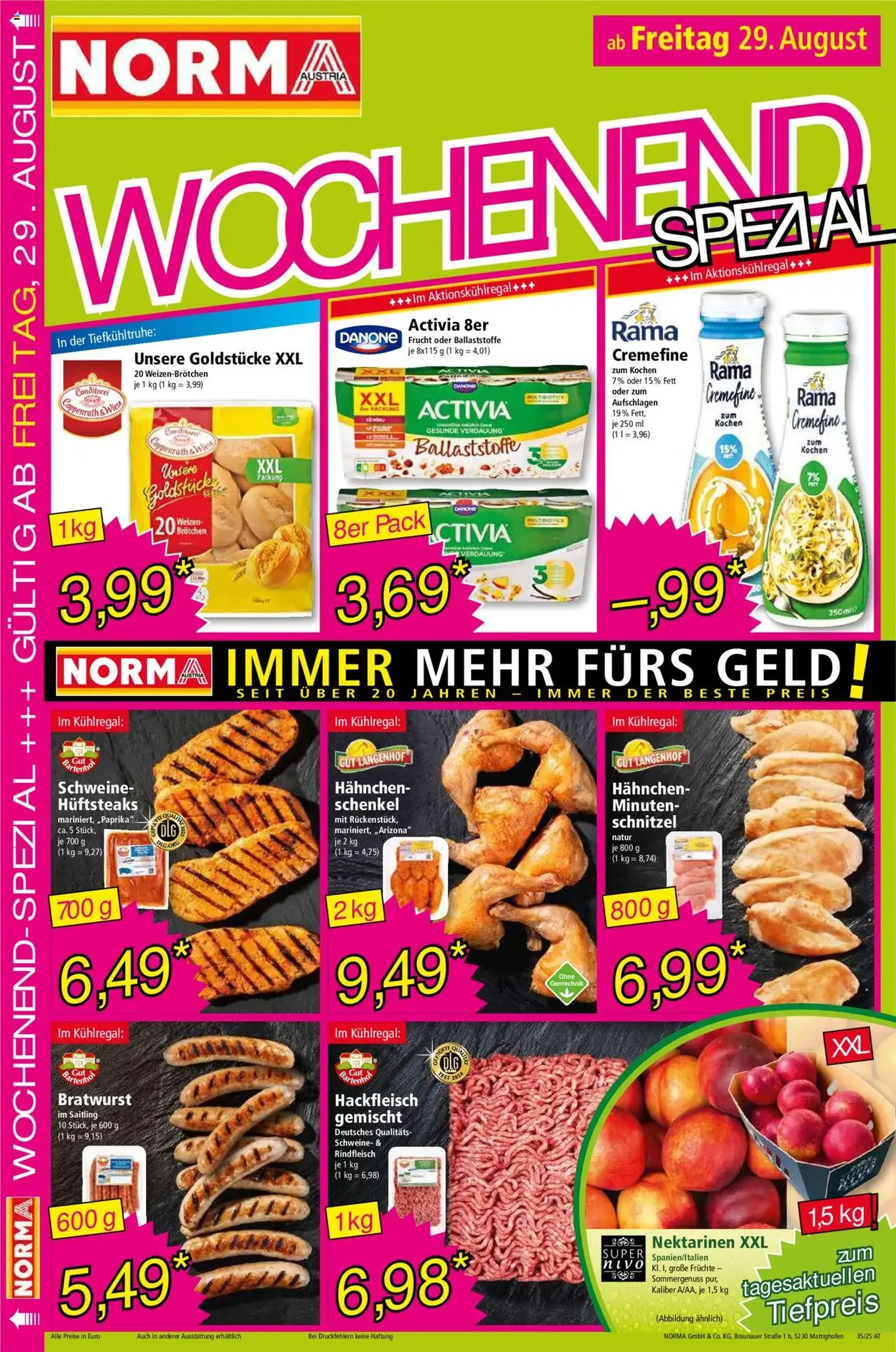 Norma Flugblatt - Gültiger Prospekt ab 25.08.2025, Seite 16 von insgesamt 18 Norma Flugblatt - Gültiger Prospekt ab 25.08.2025, Seite 16 von insgesamt 18