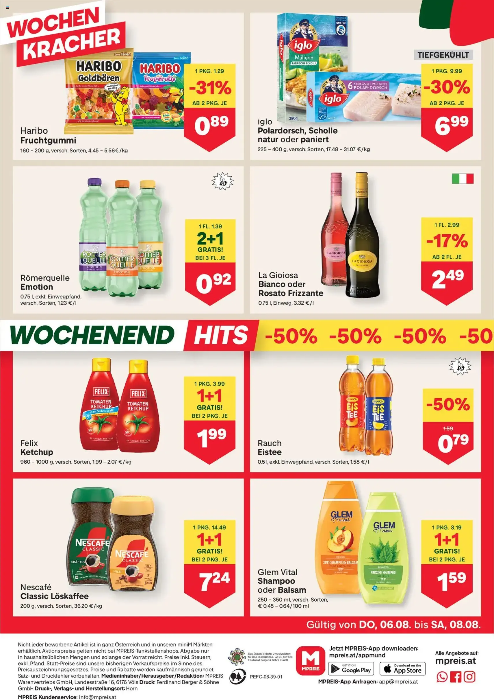 MPREIS Flugblatt - Gültiger Prospekt ab 06.08.2026, Seite 12 von insgesamt 15