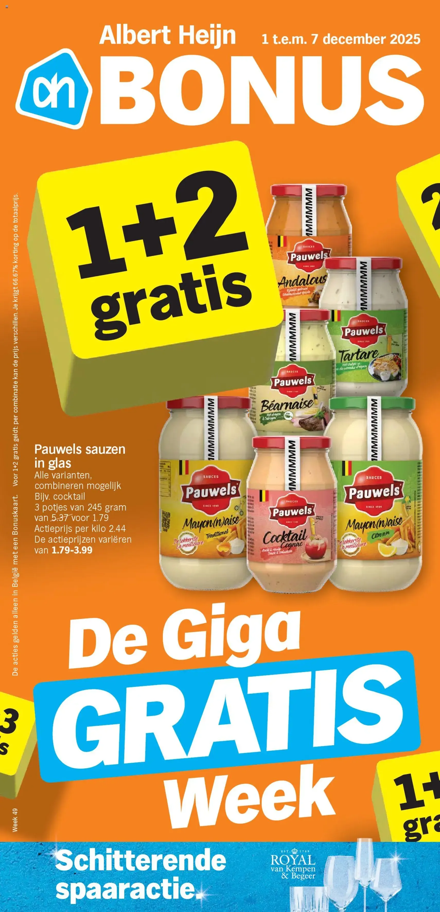 Albert Heijn folder week / de la semaine 49 - geldige folder vanaf 01/12/2025 pagina 1 van 28