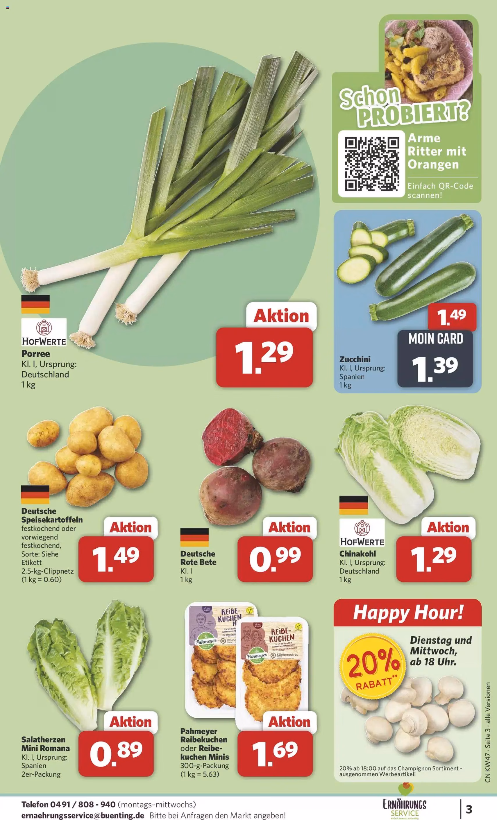 Combi Prospekt - Gültiger Prospekt ab 17.11.2025, Seite 3 von insgesamt 33