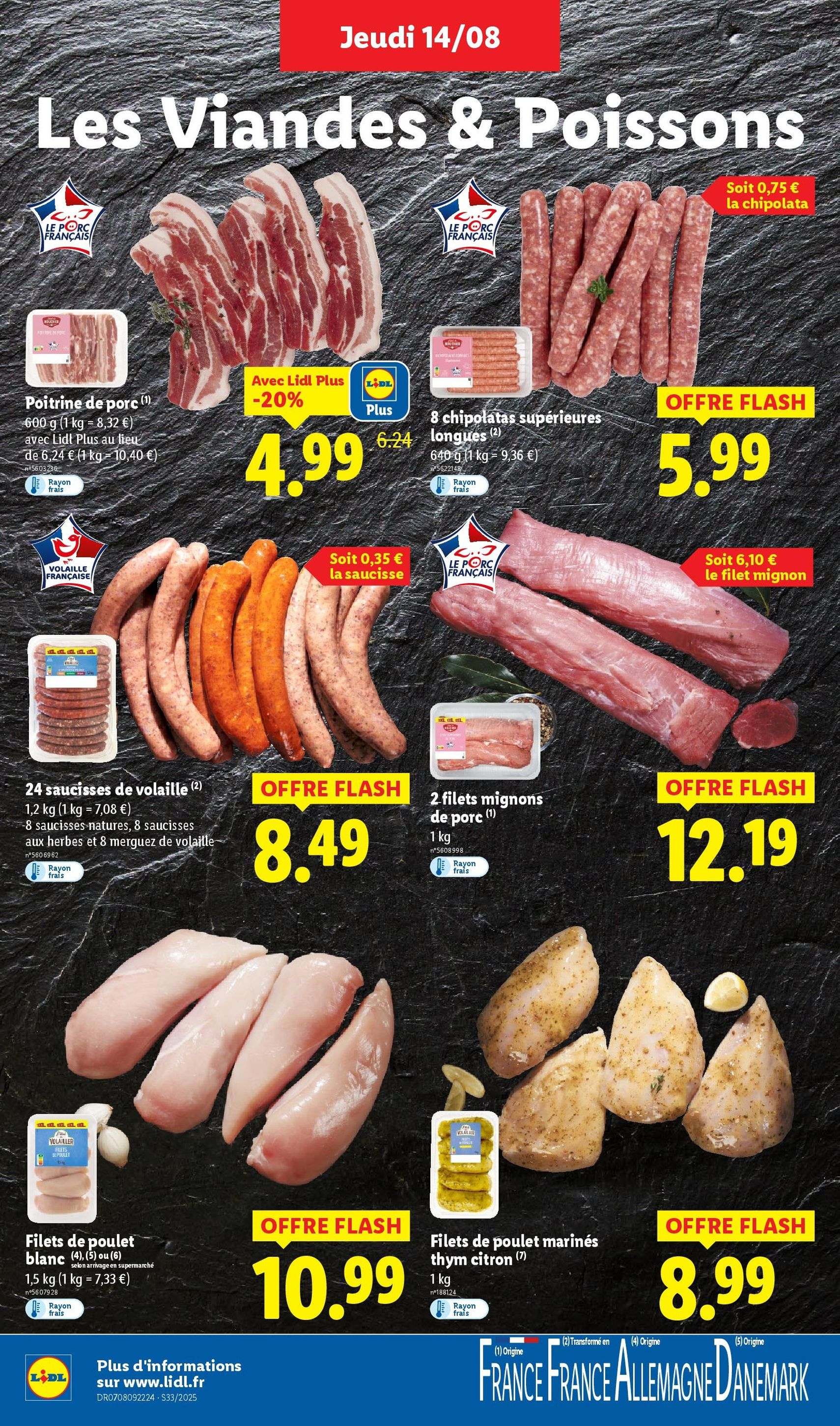 LIDL catalogue semaine 32 - brochure valable à partir du 14/08/2025, page 6 sur 72