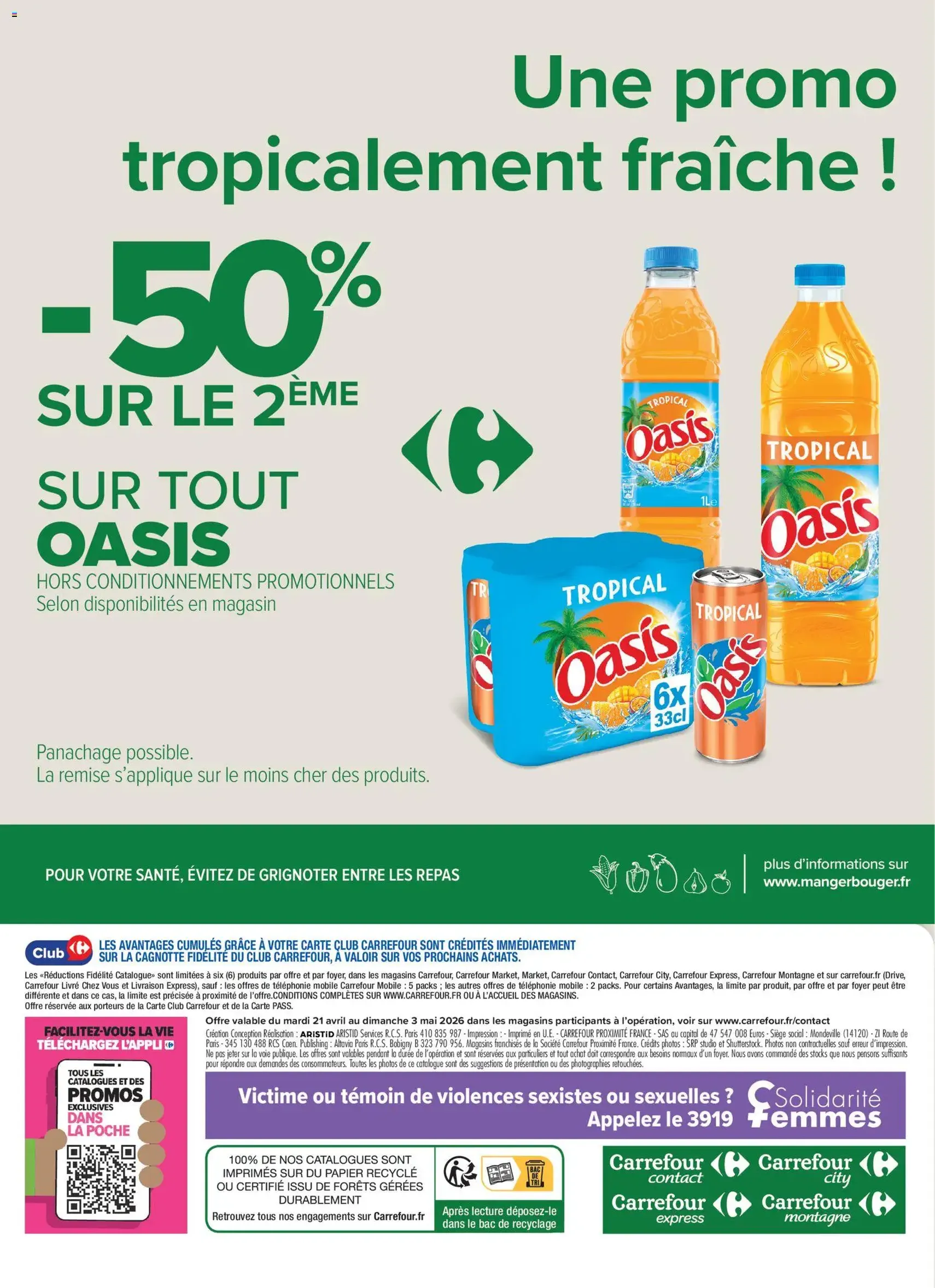 Carrefour contact catalogue - brochure valable à partir du 21/04/2026, page 27 sur 27