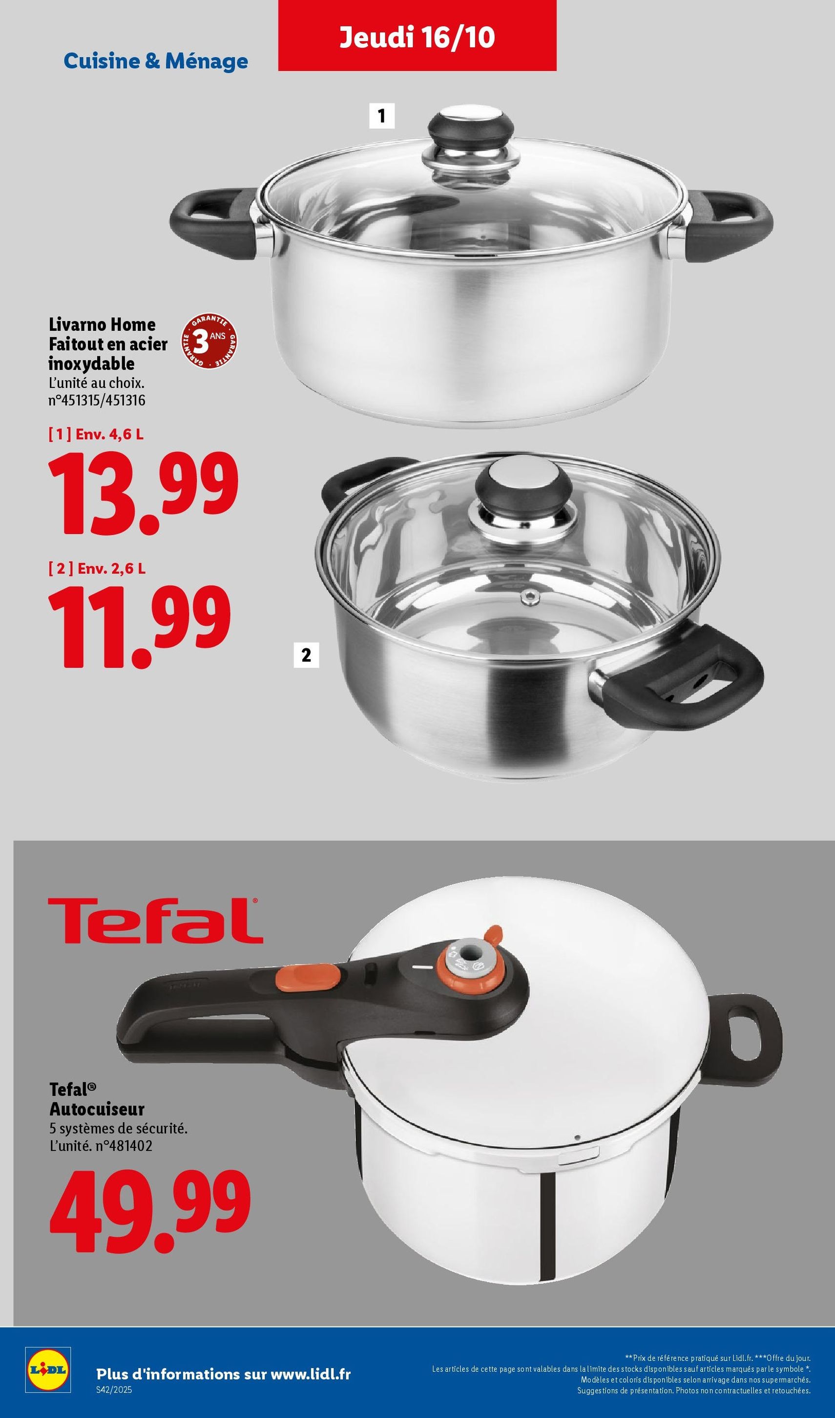 LIDL catalogue semaine 42 - brochure valable à partir du 16/10/2025, page 48 sur 82 LIDL catalogue semaine 42 - brochure valable à partir du 16/10/2025, page 48 sur 82