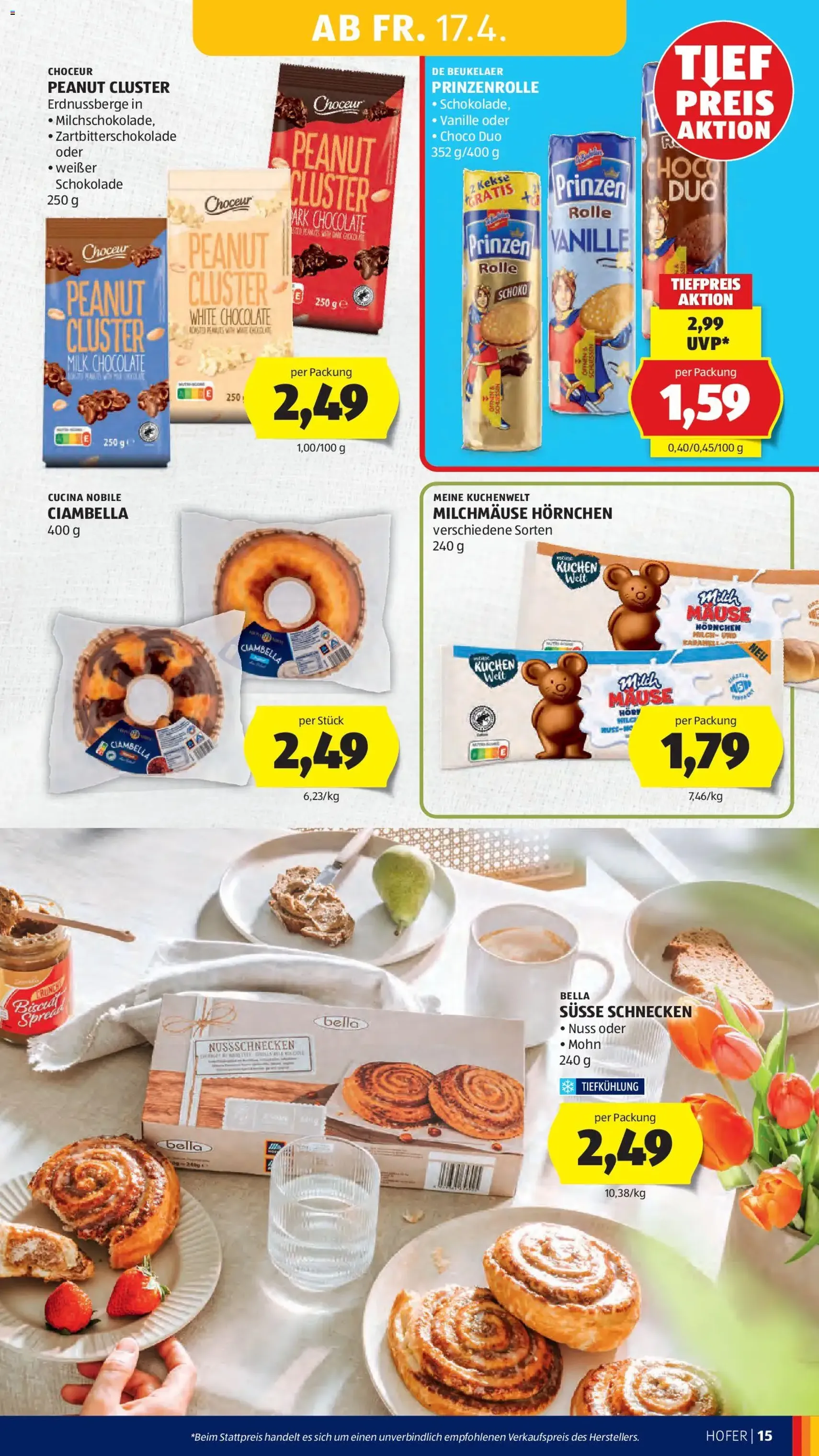 Hofer Flugblatt - Gültiger Prospekt ab 20.04.2026, Seite 17 von insgesamt 45