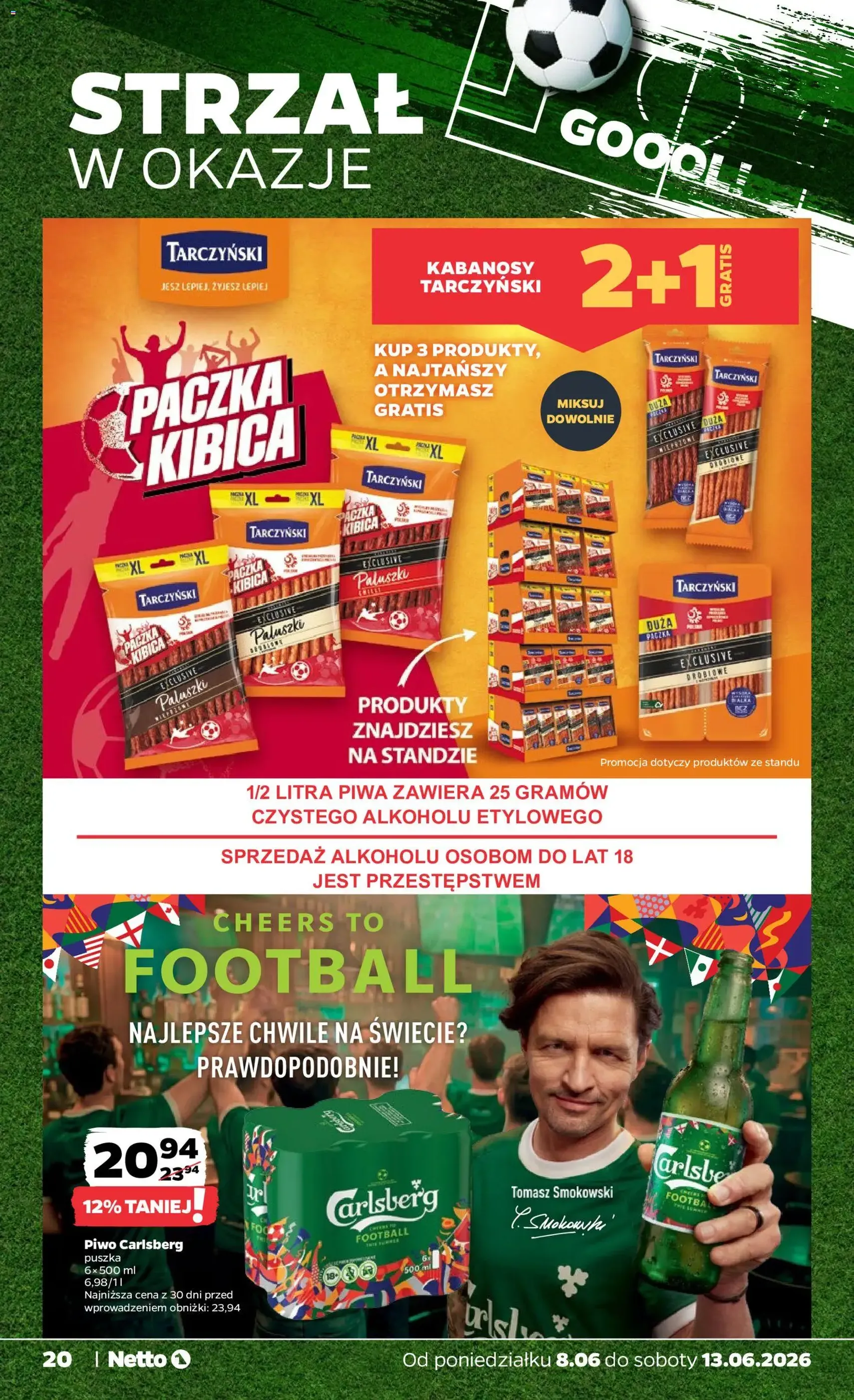 Netto gazetka od poniedziałku spożywcza - ważny gazetka od 08.06.2026 strona 20 z 41