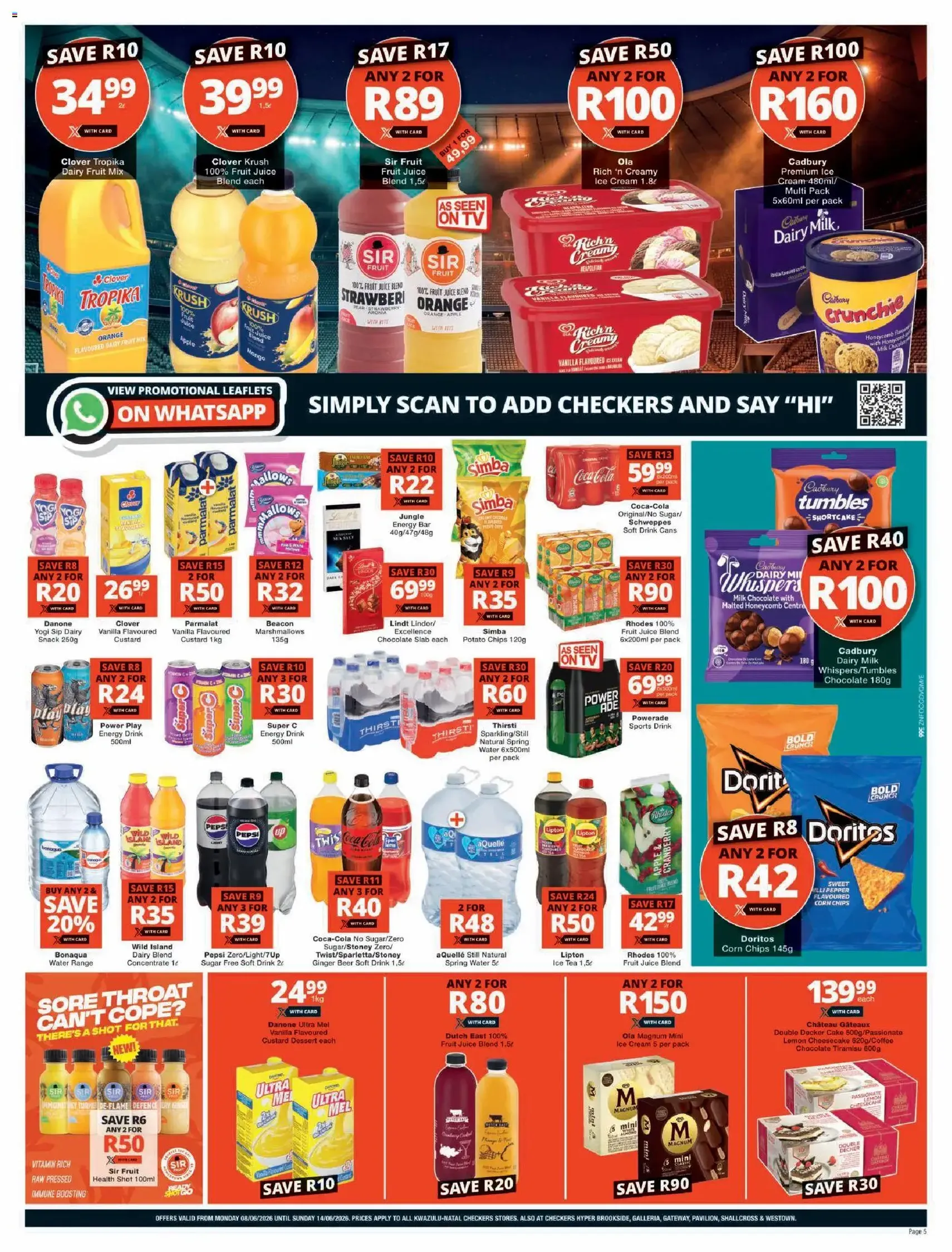 Checkers Specials - valid flyer from 08/06/2026, page 5 of 10