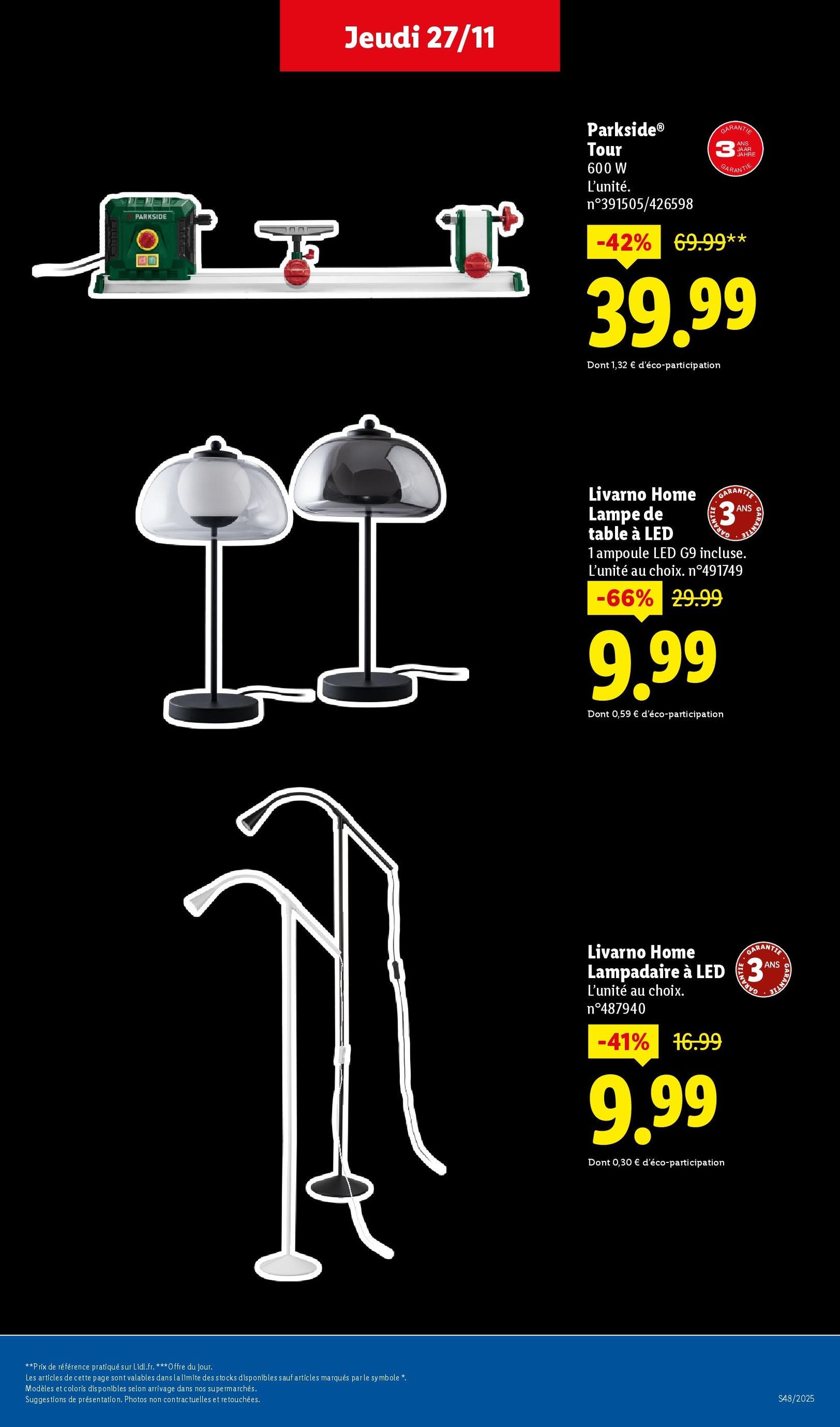 LIDL Black Friday - brochure valable à partir du 27/11/2025, page 47 sur 100