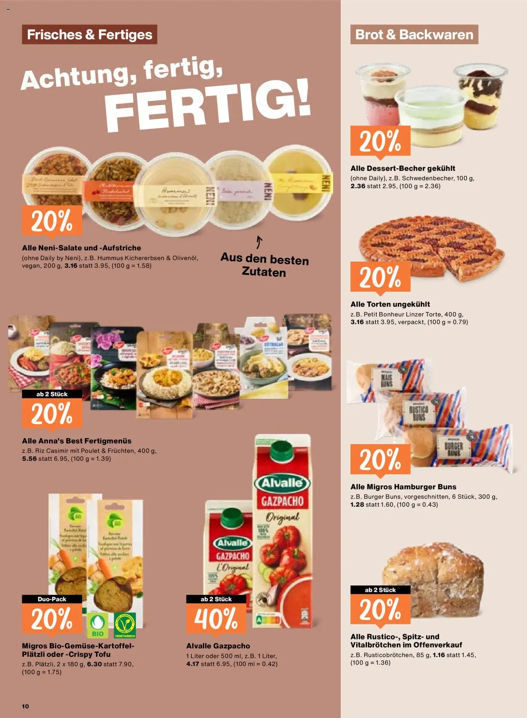 Migros aktionen - Gültiger Prospekt ab 18.06.2026, Seite 10 von insgesamt 24