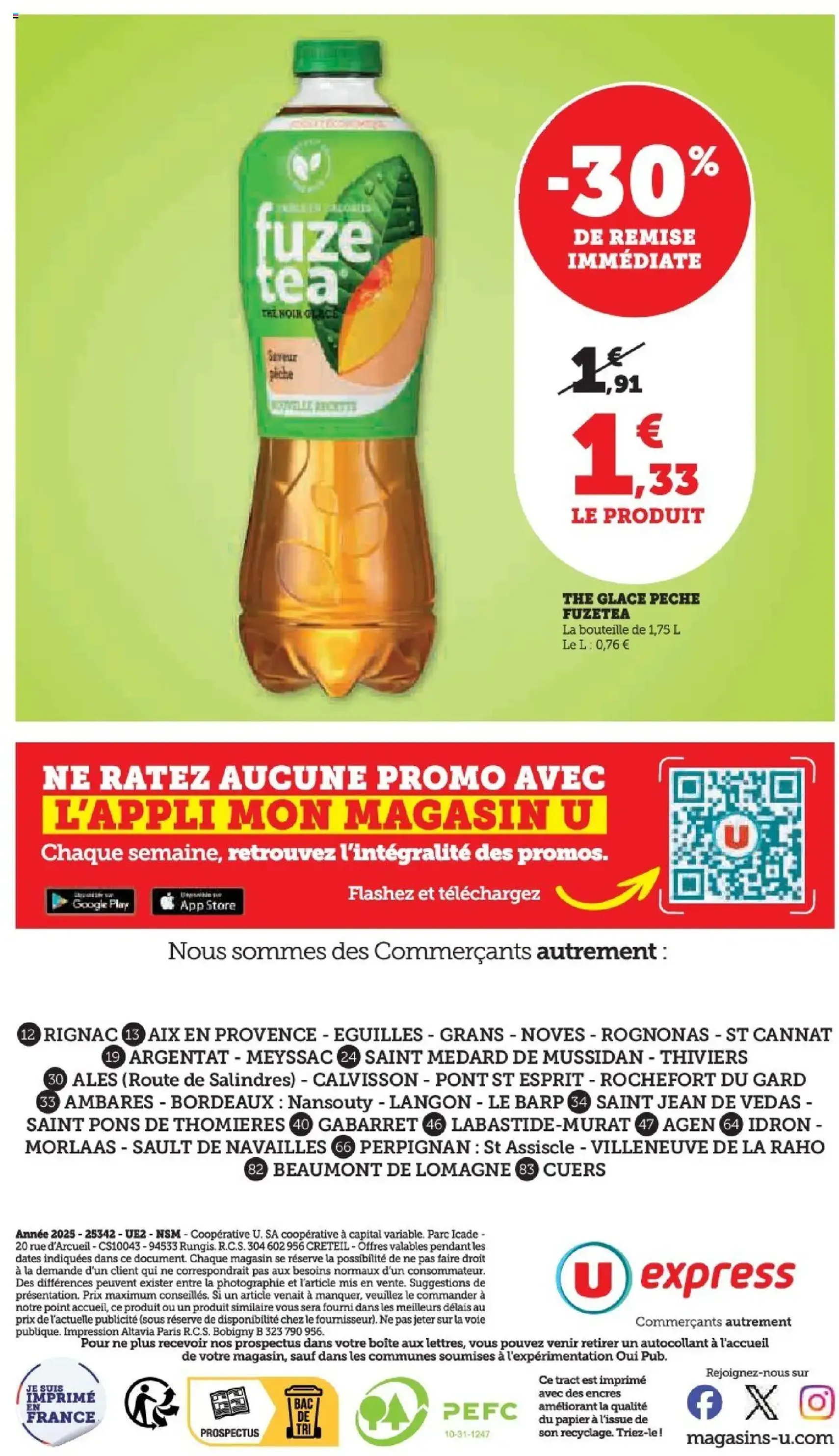 U Express catalogue - brochure valable à partir du 12/08/2025, page 12 sur 12