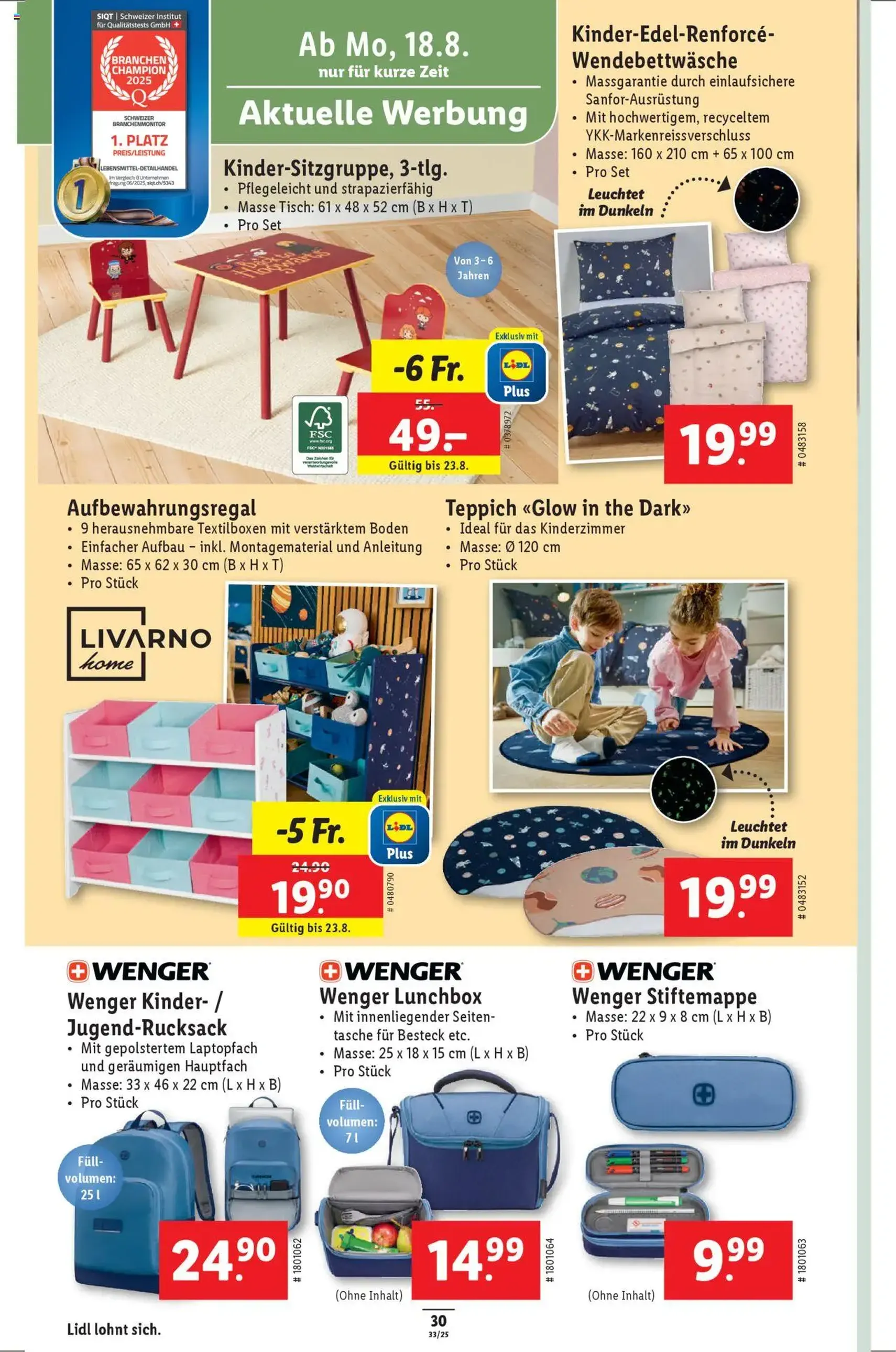 Lidl Aktionen - Gültiger Prospekt ab 14.08.2025, Seite 32 von insgesamt 34