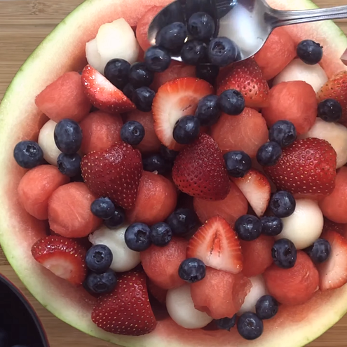 Macedonia di frutta estiva - procedimento 1