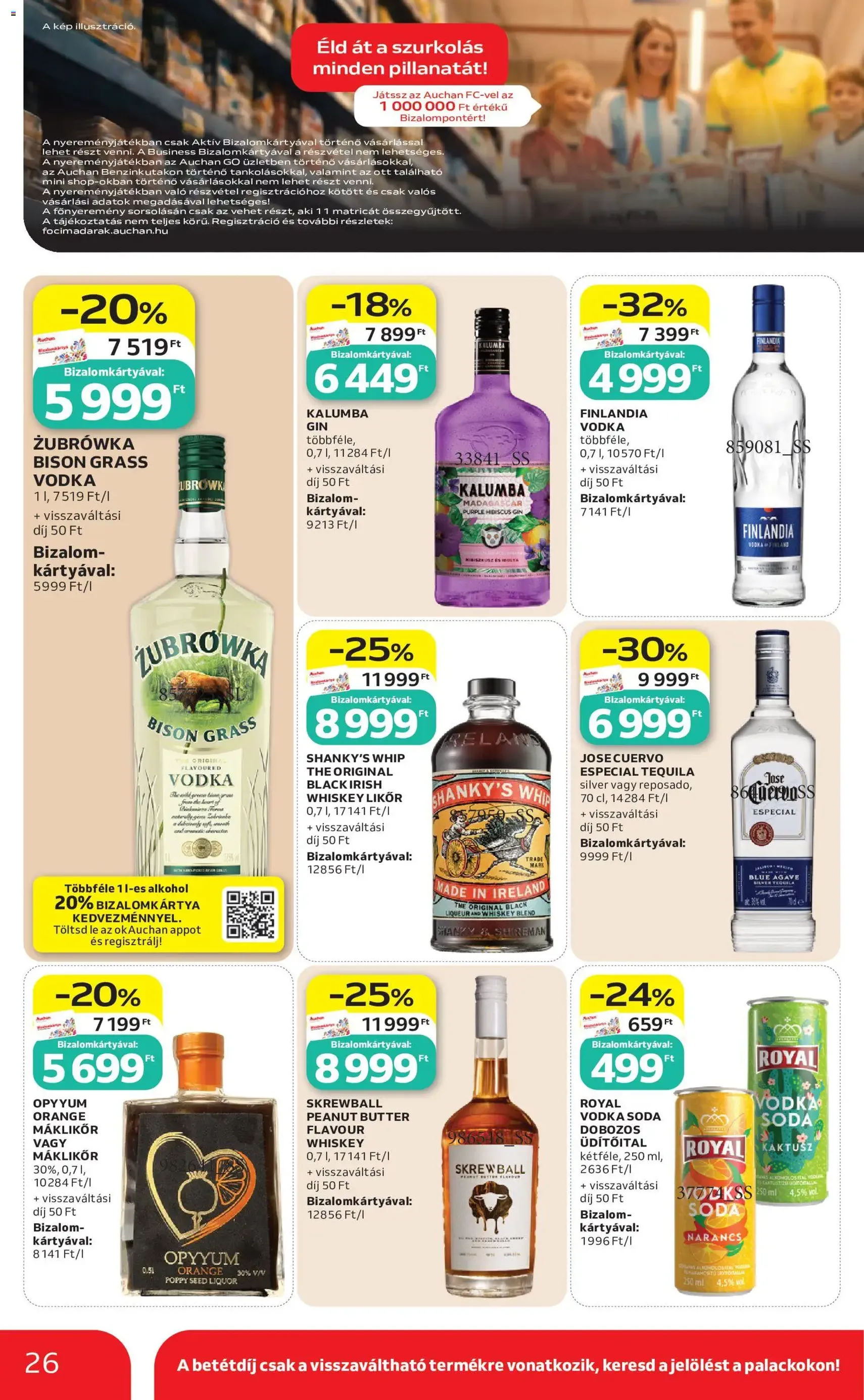 Auchan akciós újság - 2026.06.25. érvényes szórólap 26 oldal 38 oldalból